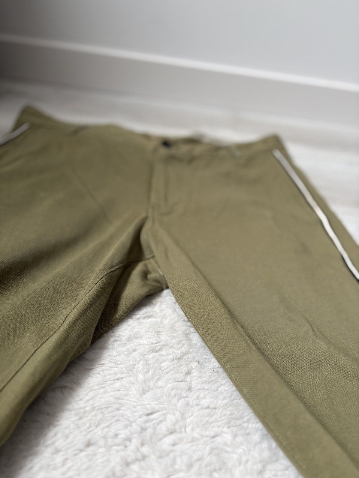 Stone Island Pants with stripes Stone Island khaki XL Size US 42 / EU 58 - 4 Thumbnail