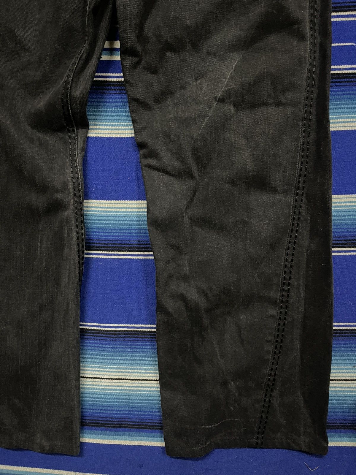 Vintage OFFER🔥Vintage Y2K GOOGI Black Jeans Hip Hop wear Size US 36 / EU 52 - 4 Thumbnail