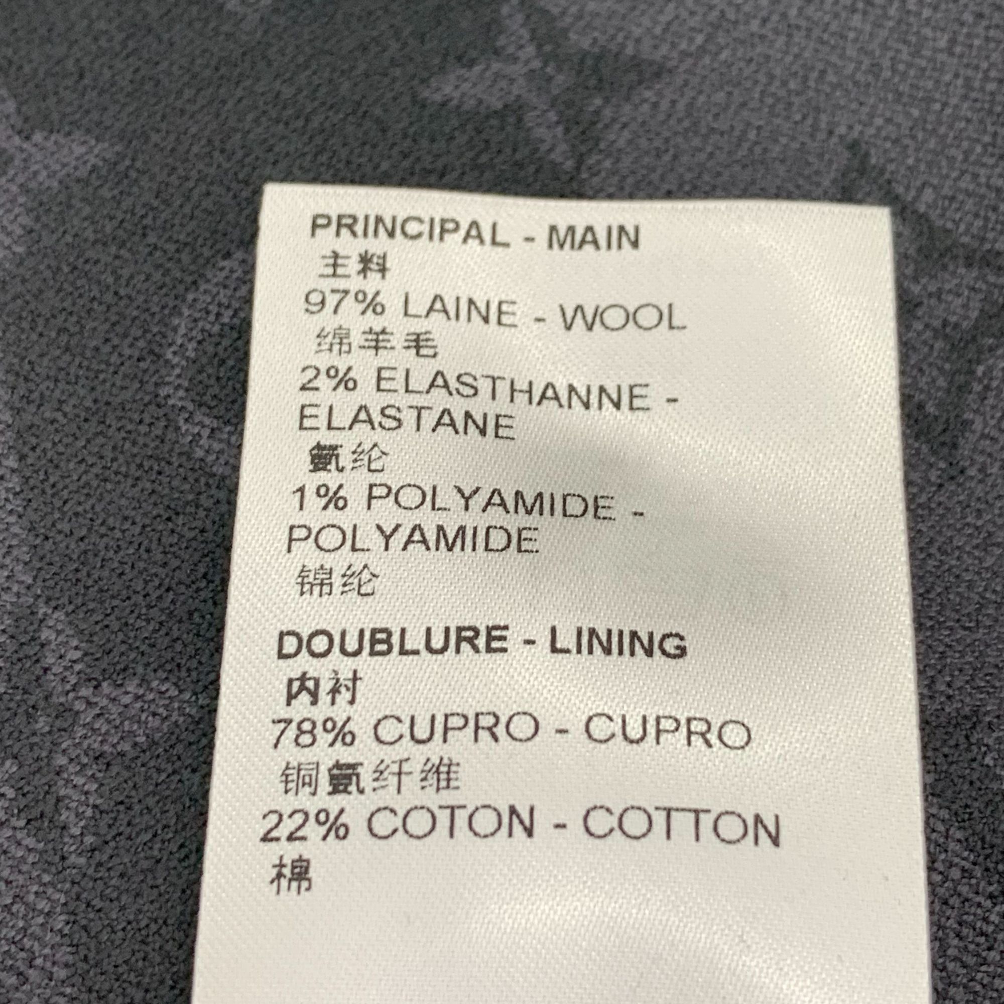 Louis Vuitton Louis Vuitton Monogram Dark Grey Wool Blend Logo Print Blaze Size US L / EU 52-54 / 3 - 3 Thumbnail