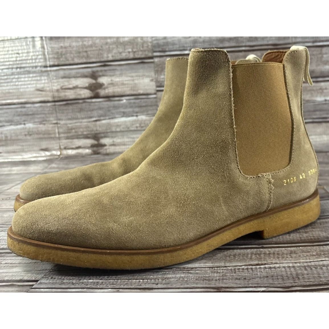 Common Projects Common Projects Chelsea sBoots size 42 US 9.5 color Tan Made Size US 9.5 / EU 42-43 - 1 Thumbnail