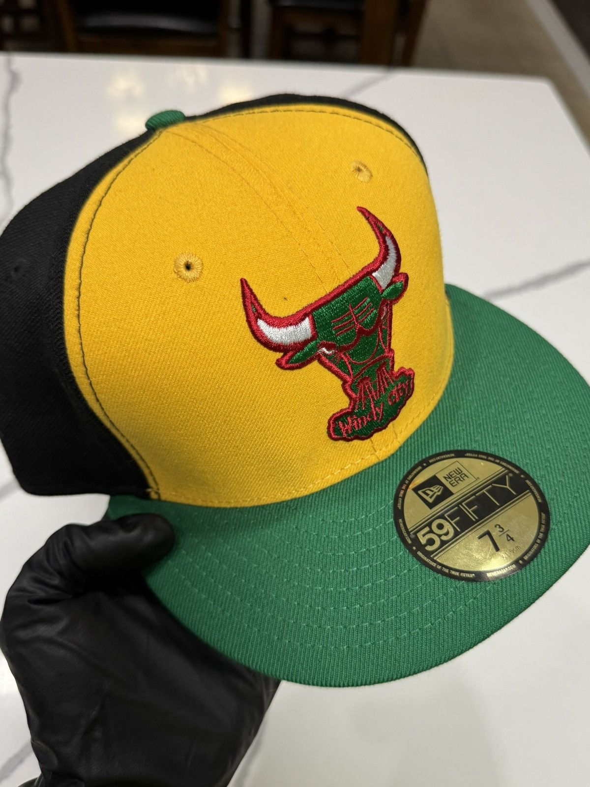 Hat Club × NBA × New Era New Era 59FIFTY World Block Chicago Bulls Hat Size ONE SIZE - 2 Thumbnail