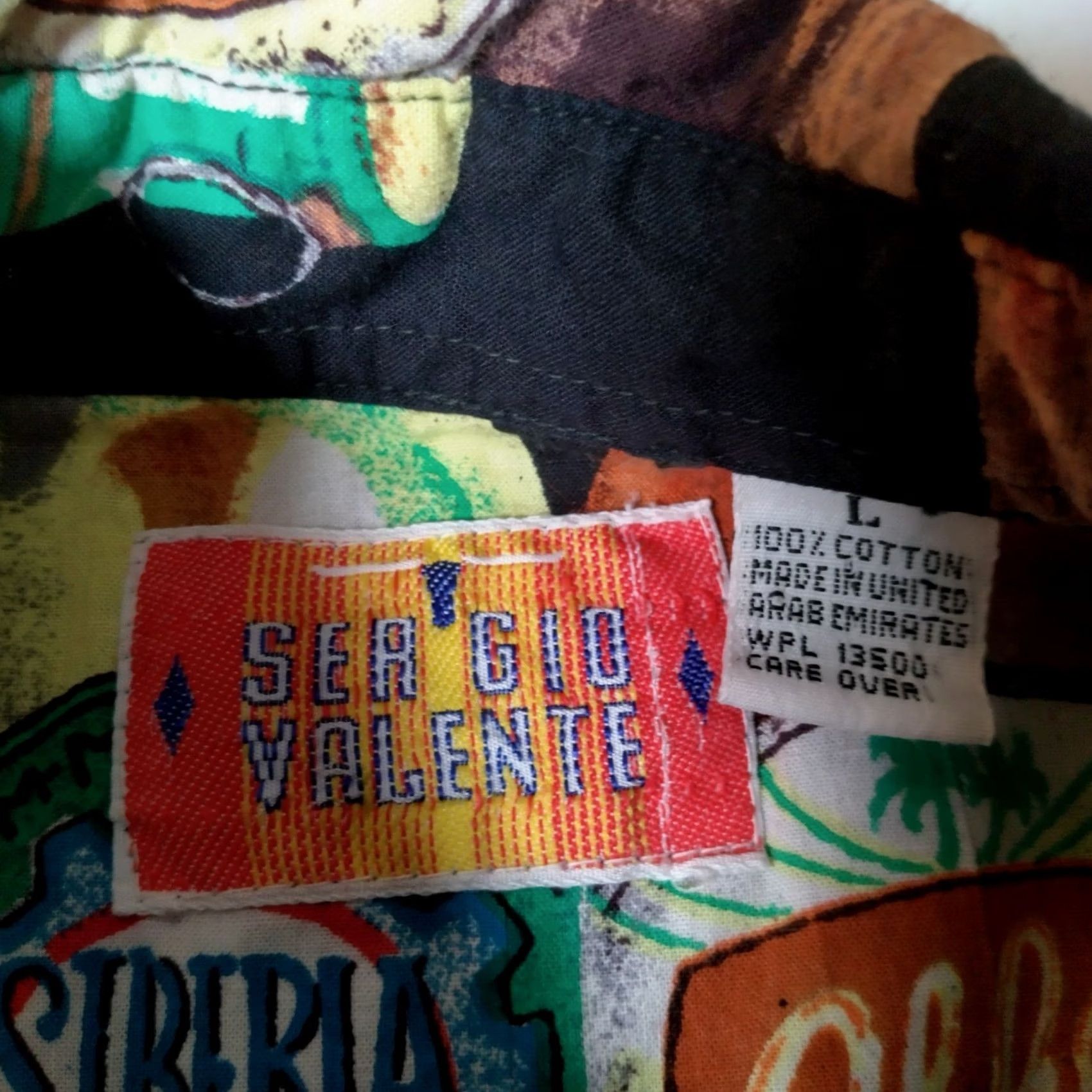 ALOHAS Sergio Valente Beer Shirt Men L Black Short Sleeve Button-Up Collared Brew Bottles Aloha Party Casual Size US L / EU 52-54 / 3 - 6 Thumbnail