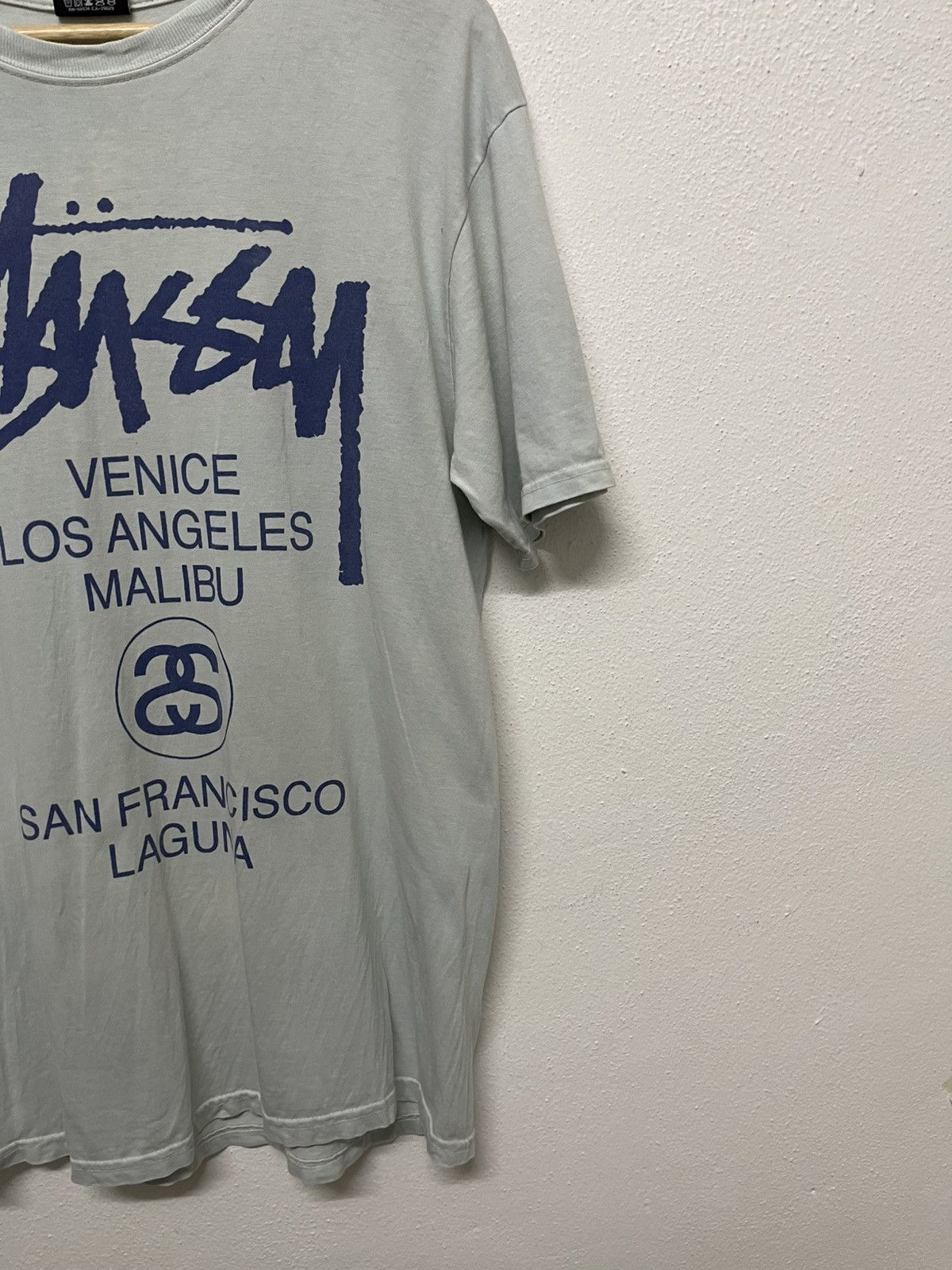 Stussy 2000s STUSSY WORLD TOUR TSHIRT Size US M / EU 48-50 / 2 - 3 Thumbnail