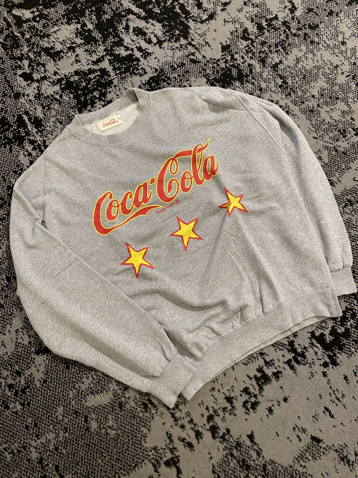 Coca Cola Coca Cola Grey Print Logo Sweatshirt Size US L / EU 52-54 / 3 - 2 Thumbnail