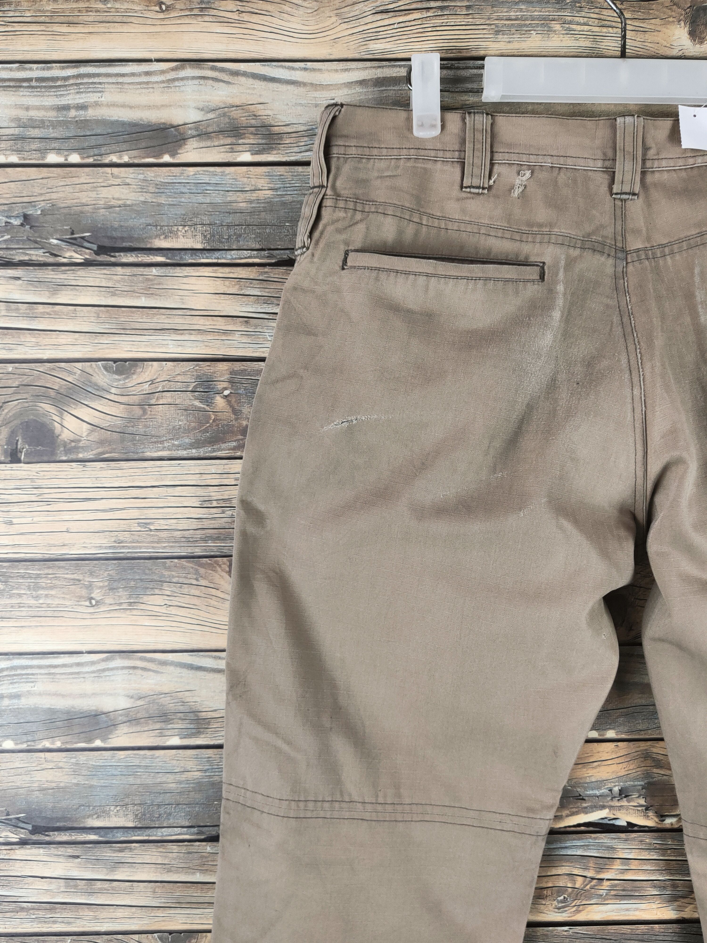 Japanese Brand DL Burtle Beige Multipocket Cargo Pants #46-333 Size US 34 / EU 50 - 10 Thumbnail
