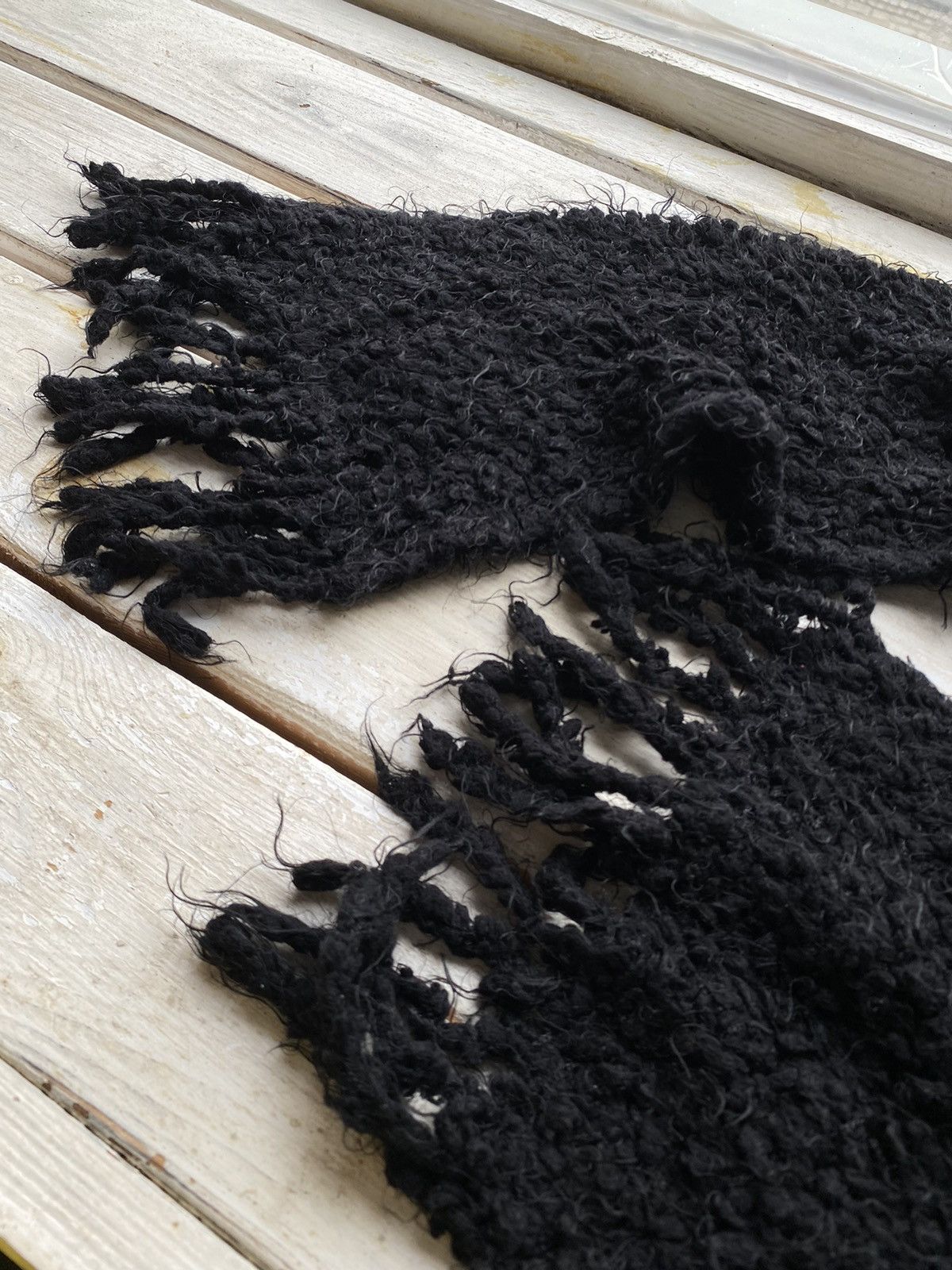 Japanese Brand × Vintage japanese fuzzy mohair scarf vintage y2k Size ONE SIZE - 2 Thumbnail