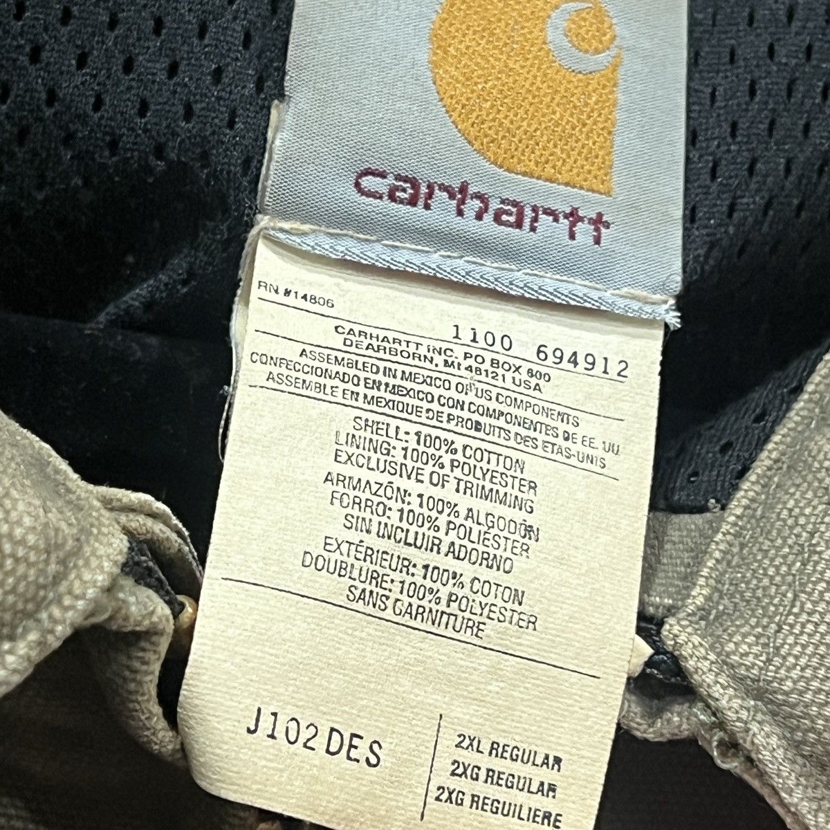 Carhartt vintage carhartt santa fe jacket j102 DES Size US XL / EU 56 / 4 - 10 Thumbnail