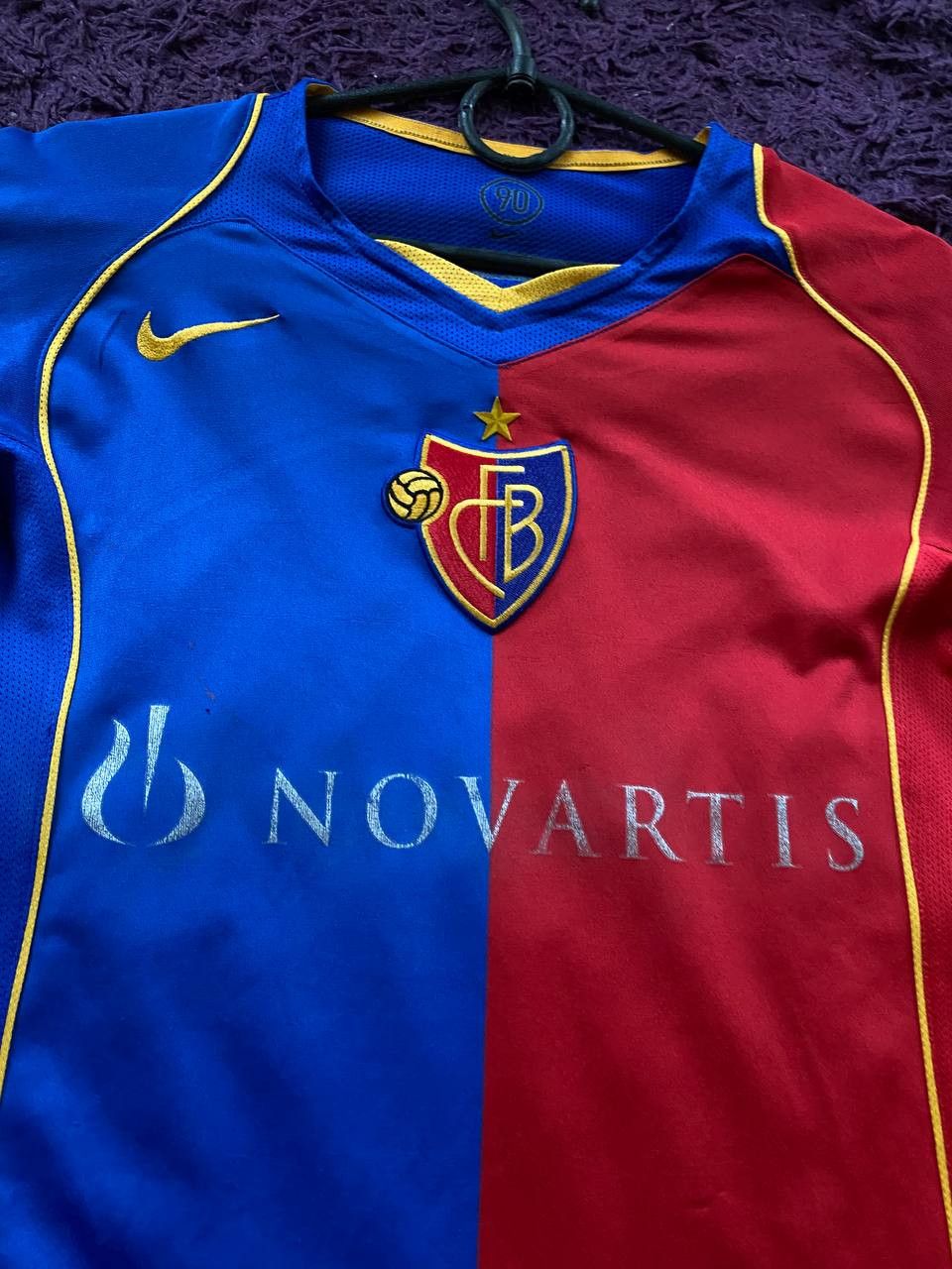 Nike FC BASEL SOCCER JERSEY SWITZERLAND Size US S / EU 44-46 / 1 - 10 Thumbnail