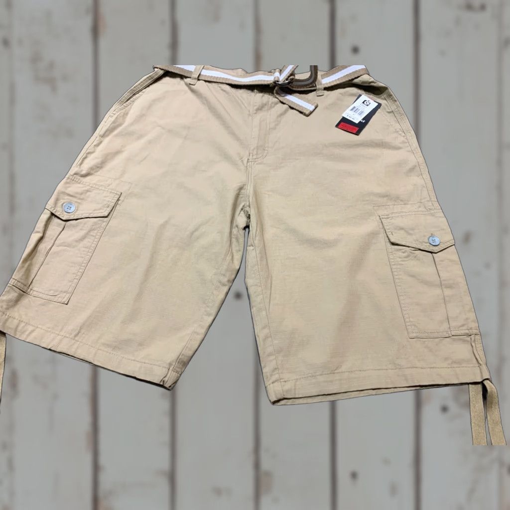 Southpole VINTAGE Southpole Men's Shorts Cargo Utility Cotton Canvas 42 Black Skater Cargo Pockets Fall Summer Outdoor Size US 42 / EU 58 - 1 Thumbnail