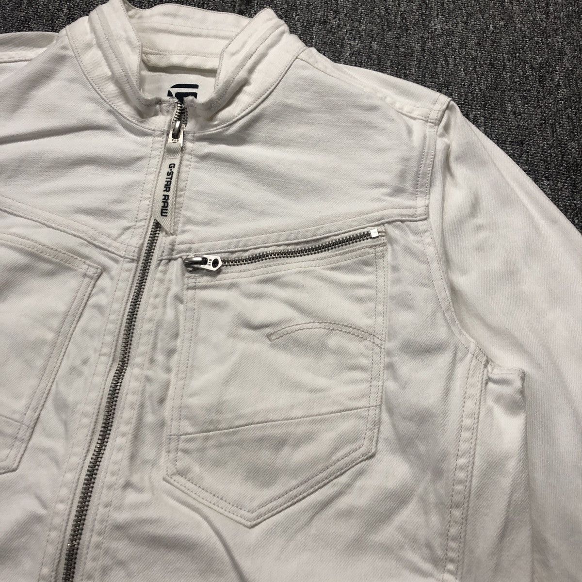 G-Star G Star Raw Denim Zipper Jacket Size US S / EU 44-46 / 1 - 8 Thumbnail
