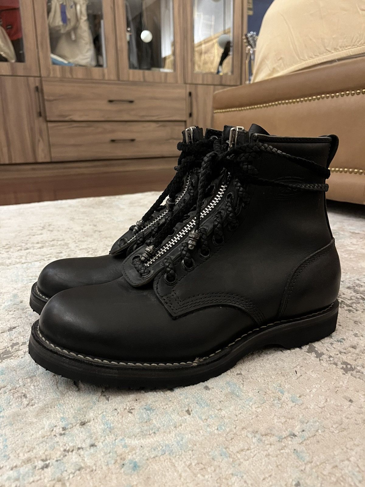 Chrome Hearts × WESCO Chrome Hearts Special Custom Wesco Boots