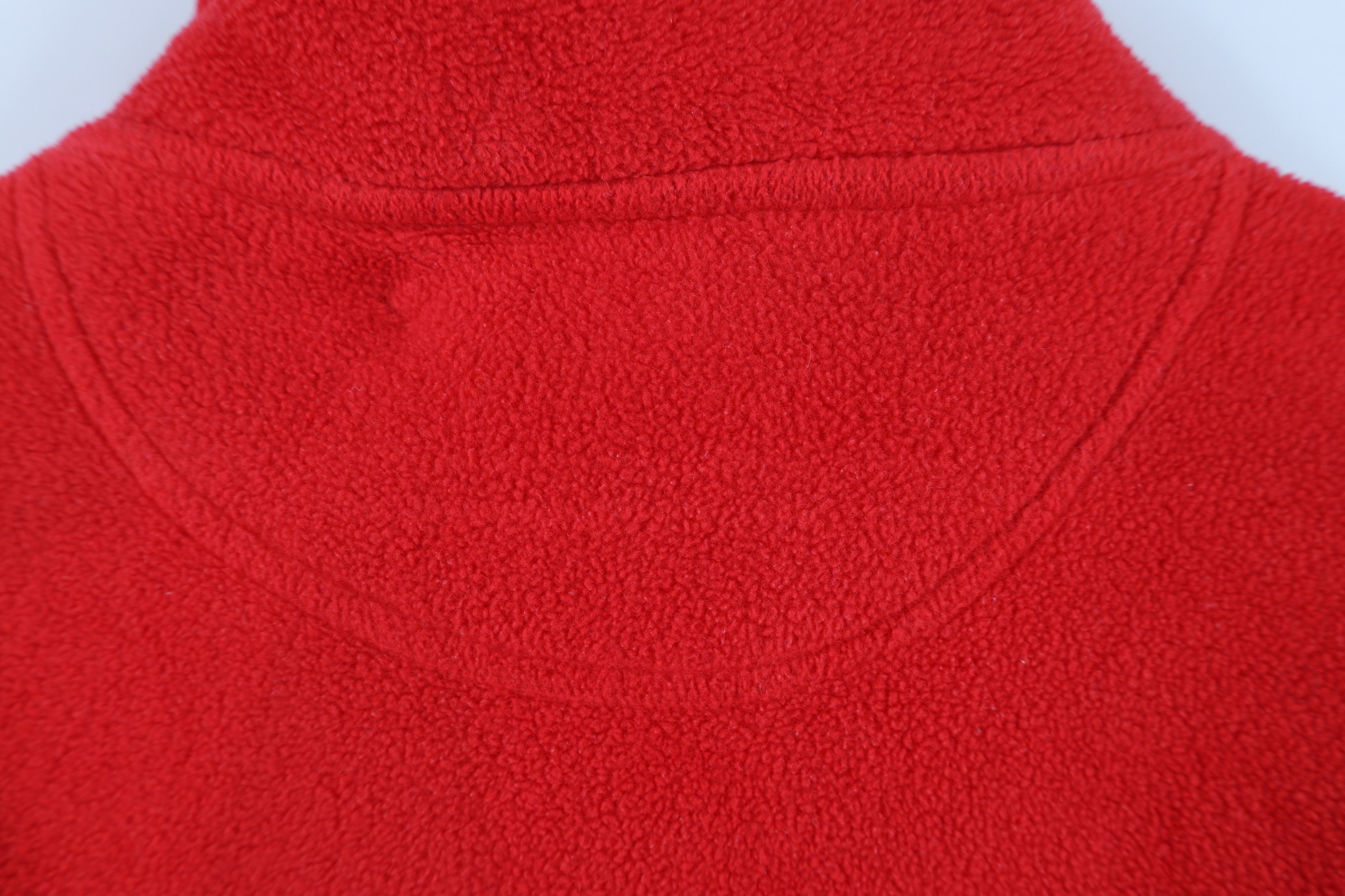 Starter Vintage 90s Starter State University Half Zip Fleece Sweater Size US XL / EU 56 / 4 - 14 Thumbnail