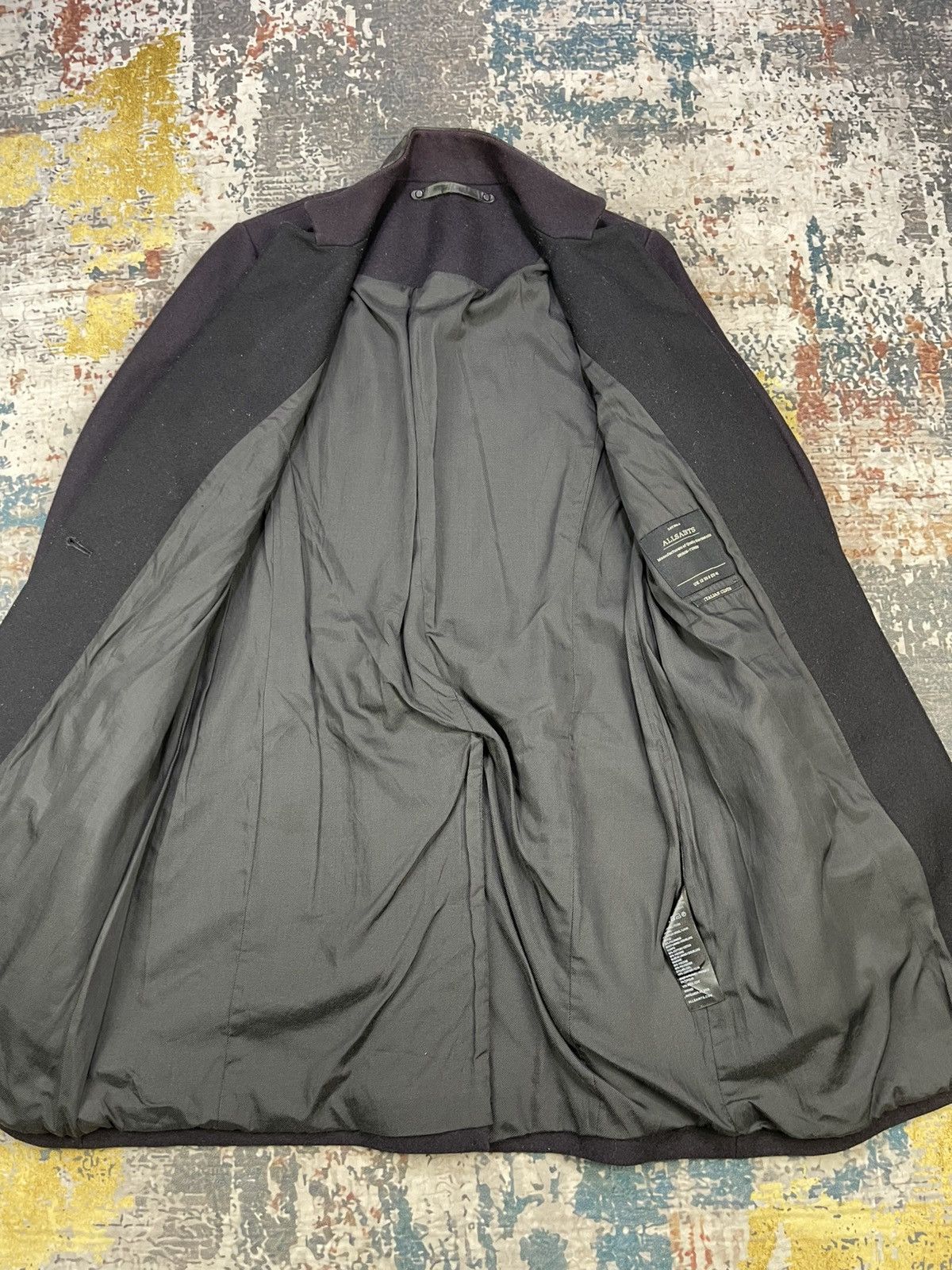 Allsaints Allsaints Leather Trim Vita Wool Coat Size M / US 6-8 / IT 42-44 - 10 Thumbnail