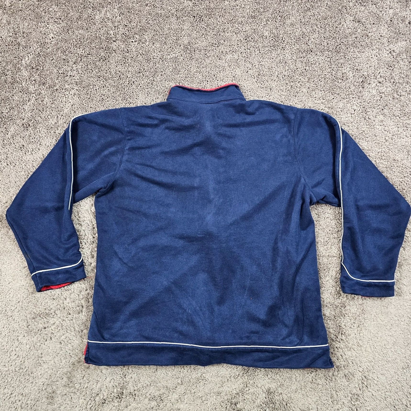Nike VINTAGE Nike Jacket Mens XL Blue Velour Full Zip Lined Windbreaker Swoosh 90s Mens XL Blue Velour Jacket Size US XL / EU 56 / 4 - 6 Thumbnail