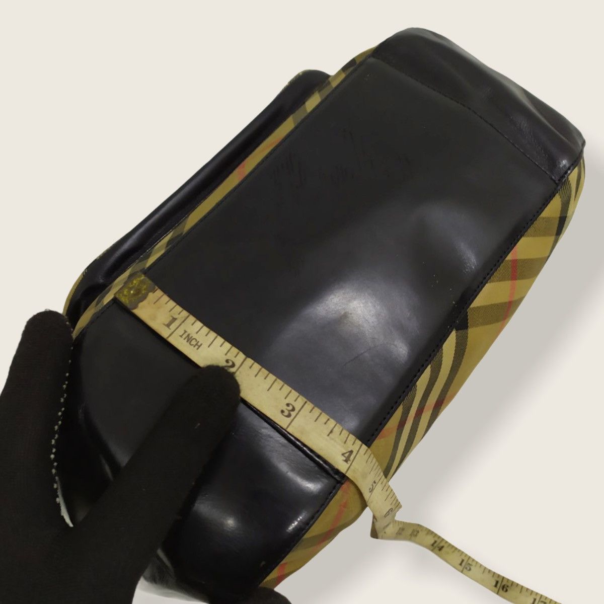 Burberry ‼️LASTDROP‼️BURBERRY NOVA CHECK SHADOW LEATHER SHOULDER BAG Size ONE SIZE - 12 Thumbnail
