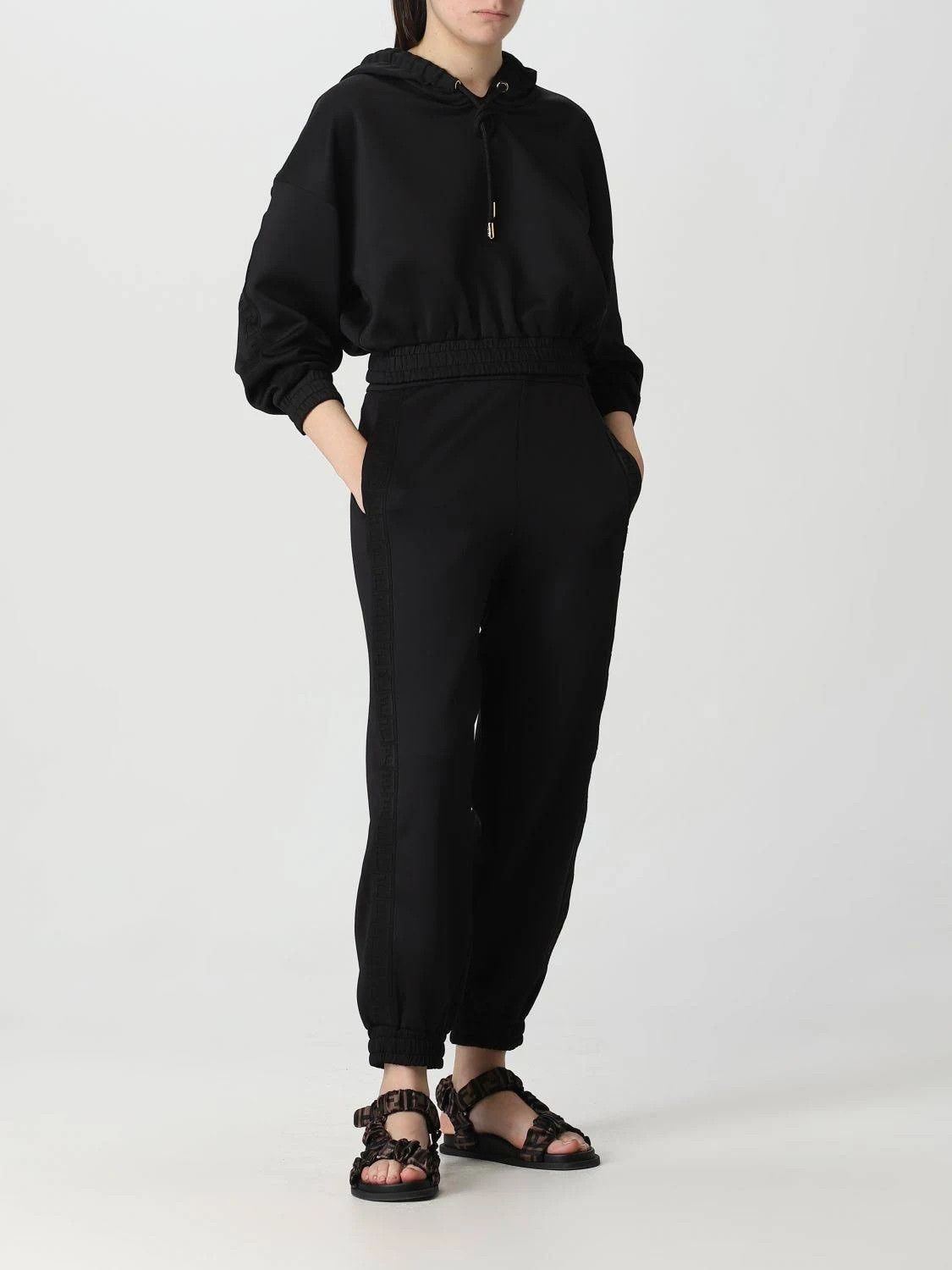 Fendi o1loc1c0824 Sweatshirt in Black Size M / US 6-8 / IT 42-44 - 2 Thumbnail