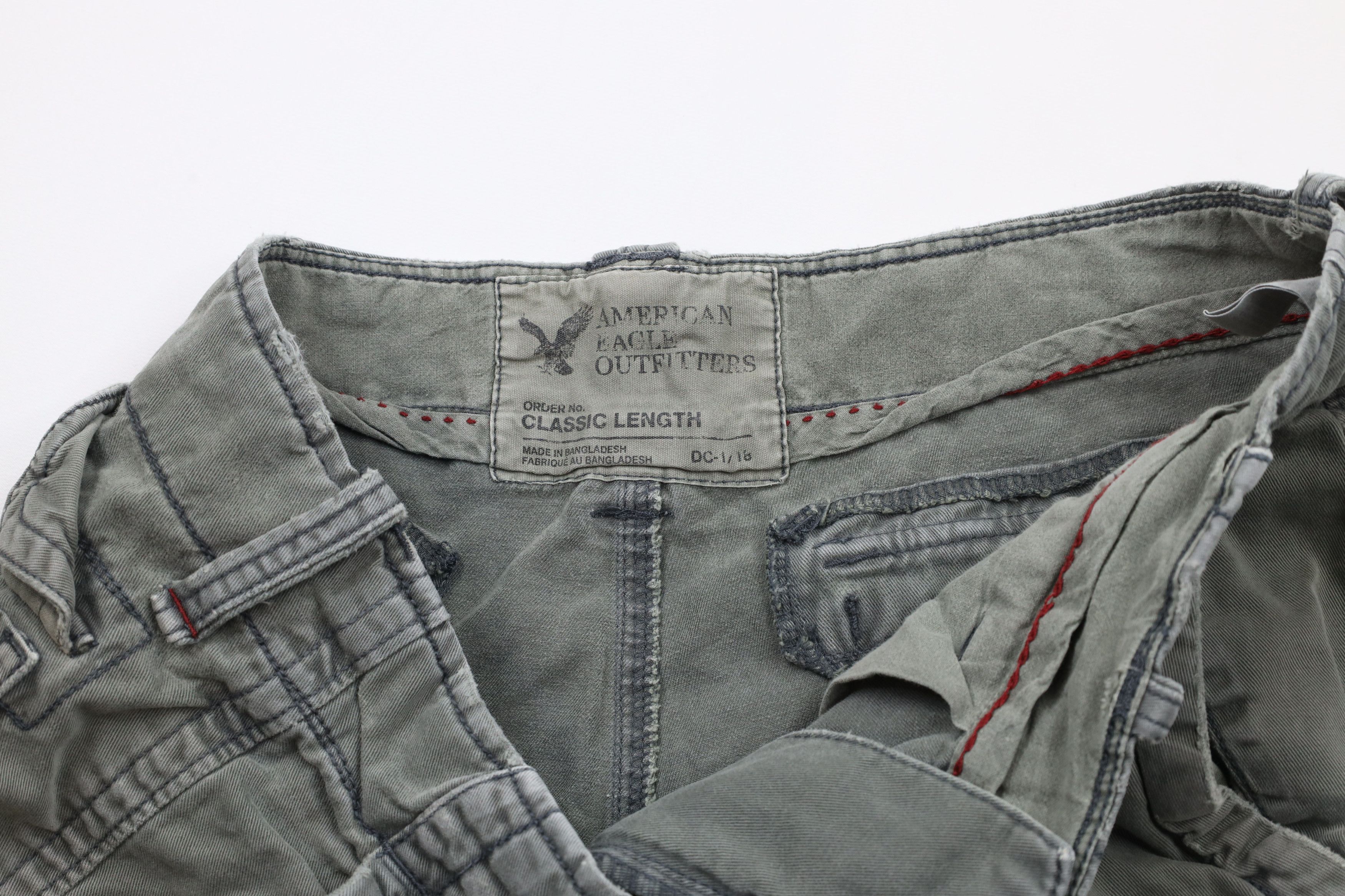 American Eagle Outfitters × Vintage Vintage American Eagle Outfitters Heavyweight Cargo Shorts Size US 34 / EU 50 - 7 Thumbnail