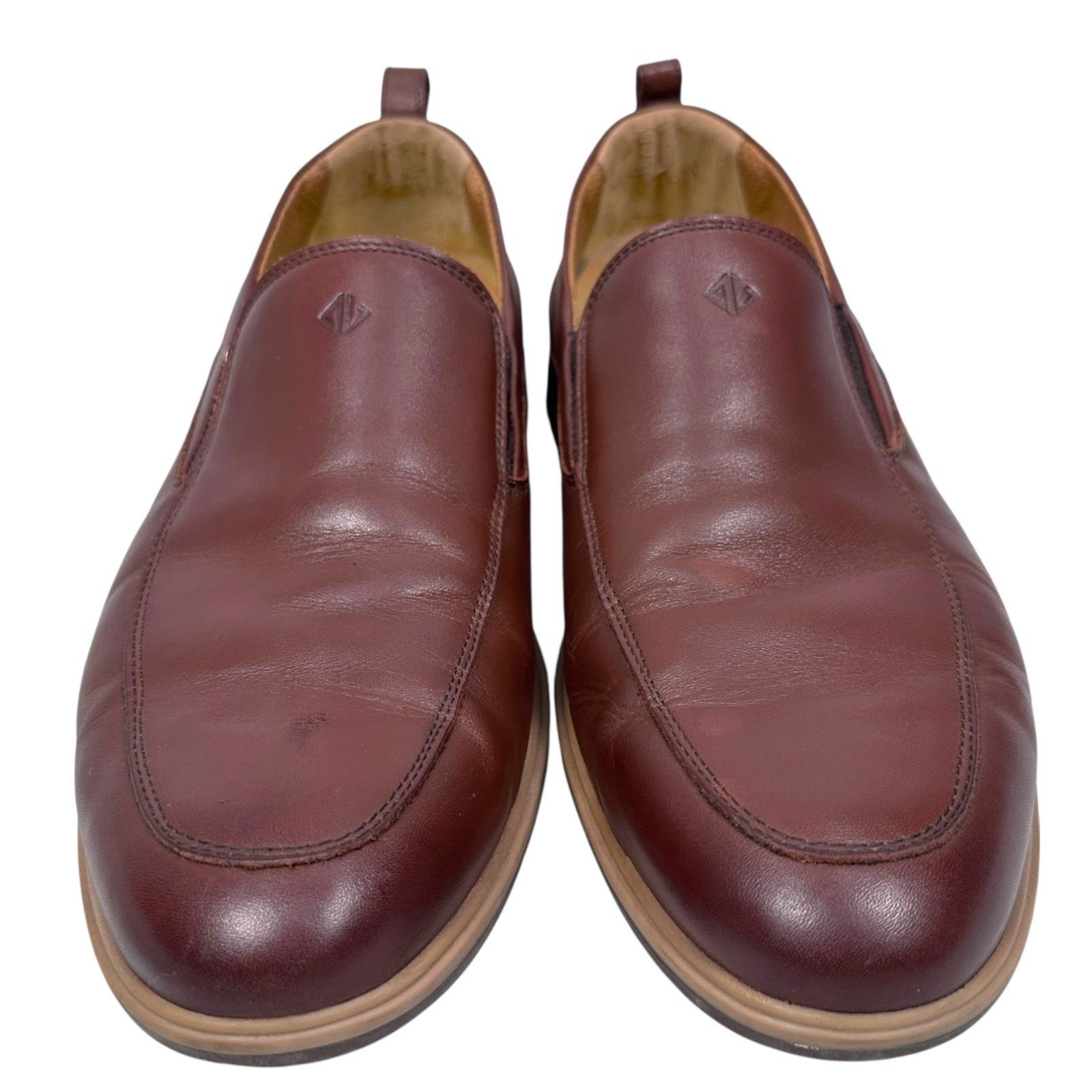 Other Amberjack Loafers Men’s US 12 M Brown Leather Slip On Shoes Size US 12 / EU 45 - 2 Thumbnail