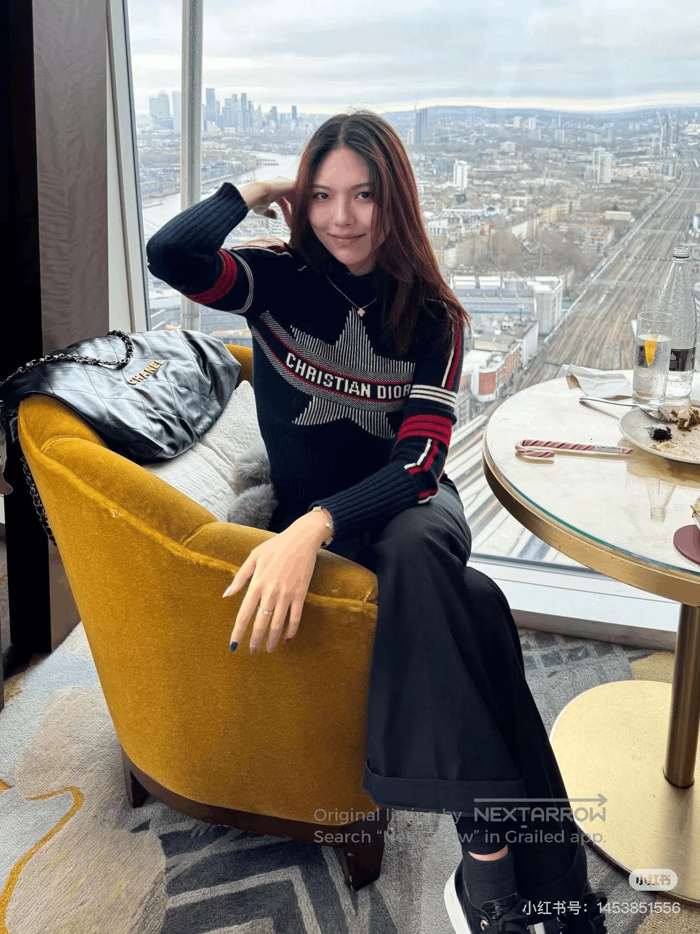 Dior Dior Intarsia Star Logo Cashmere Wool Sweater. Size S / US 4 / IT 40 - 8 Thumbnail