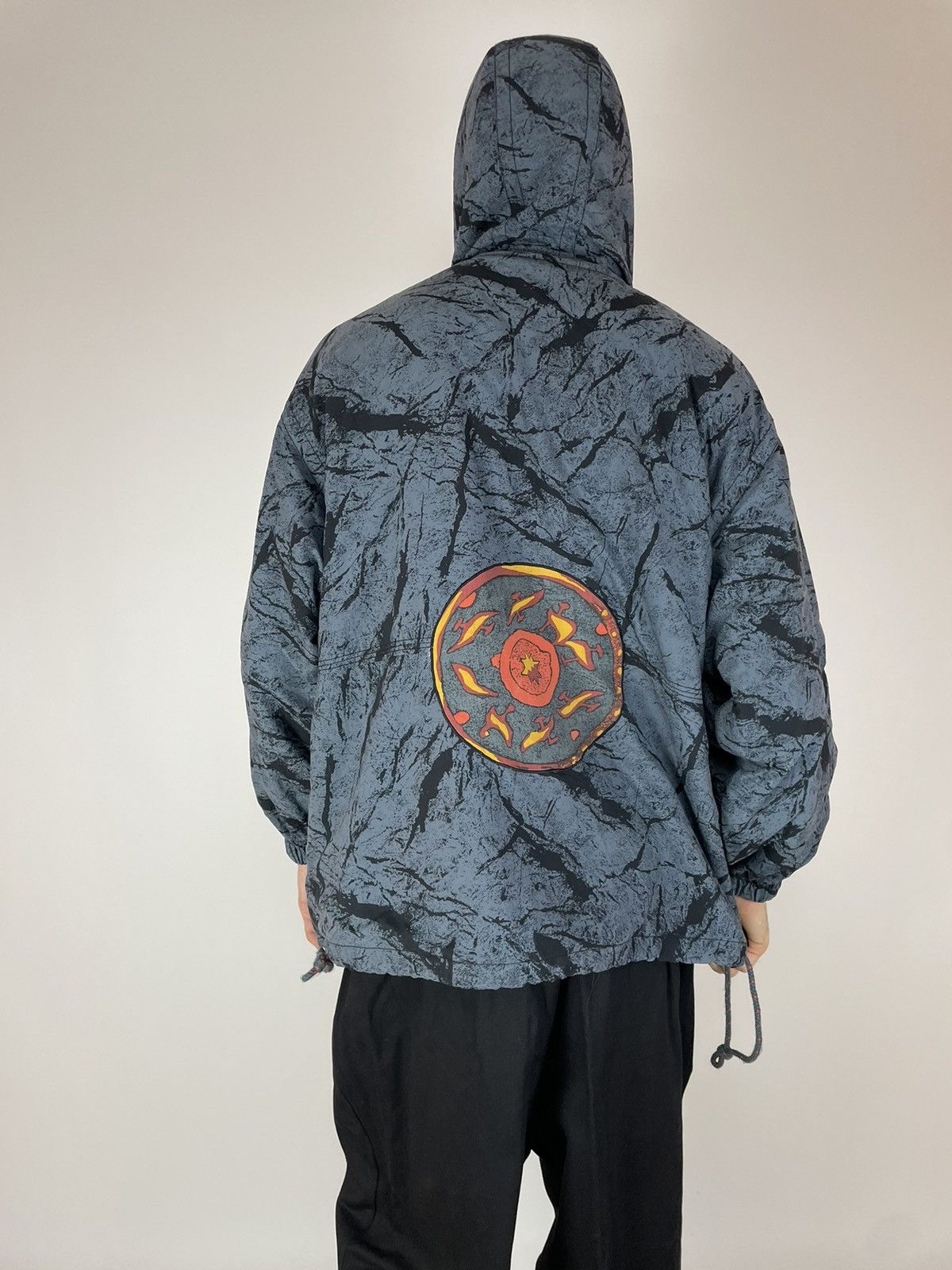 Reebok × Vintage Reebok Vintage hooded jacket 90s 80s Mens size XL Size US XL / EU 56 / 4 - 15 Thumbnail