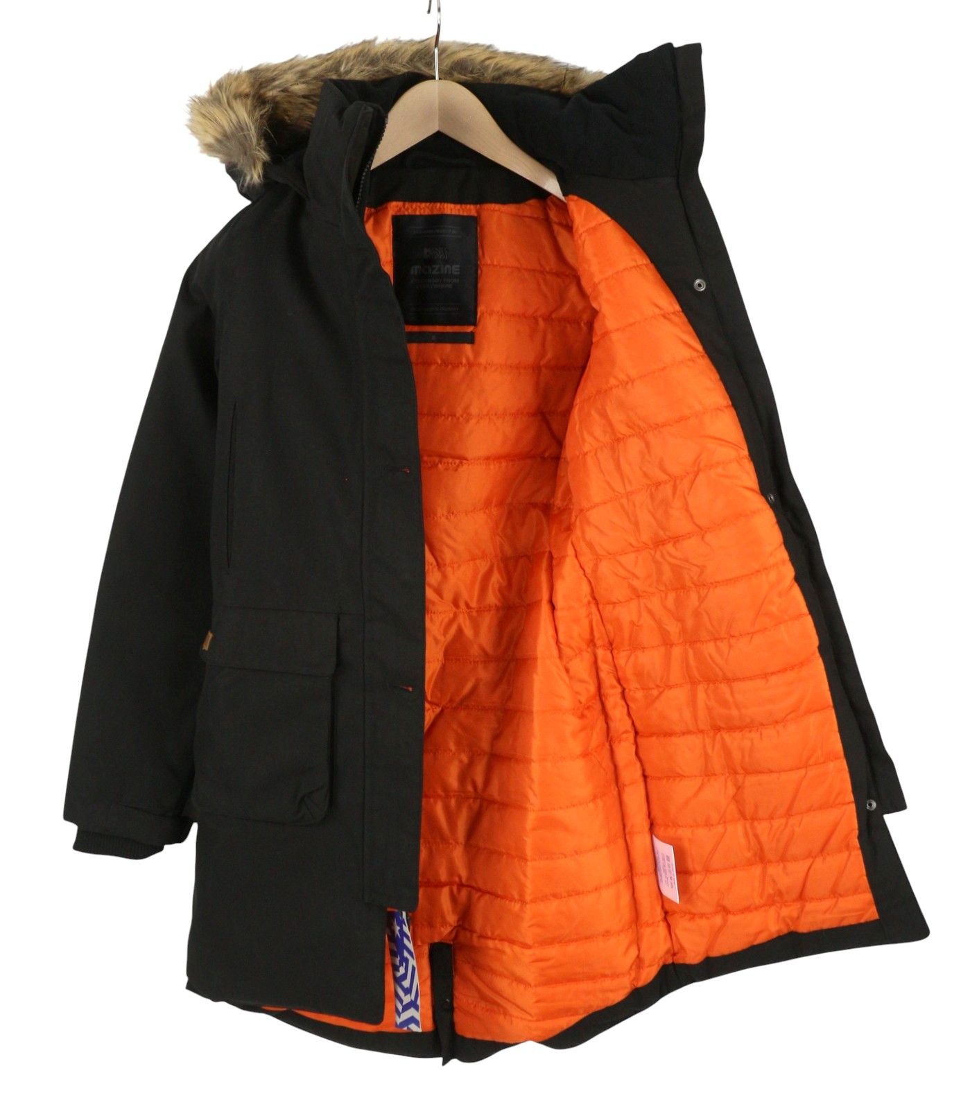 Other CALGARY PARKA S Black Padded Hooded Mid Length 88051 Size S / US 4 / IT 40 - 3 Thumbnail