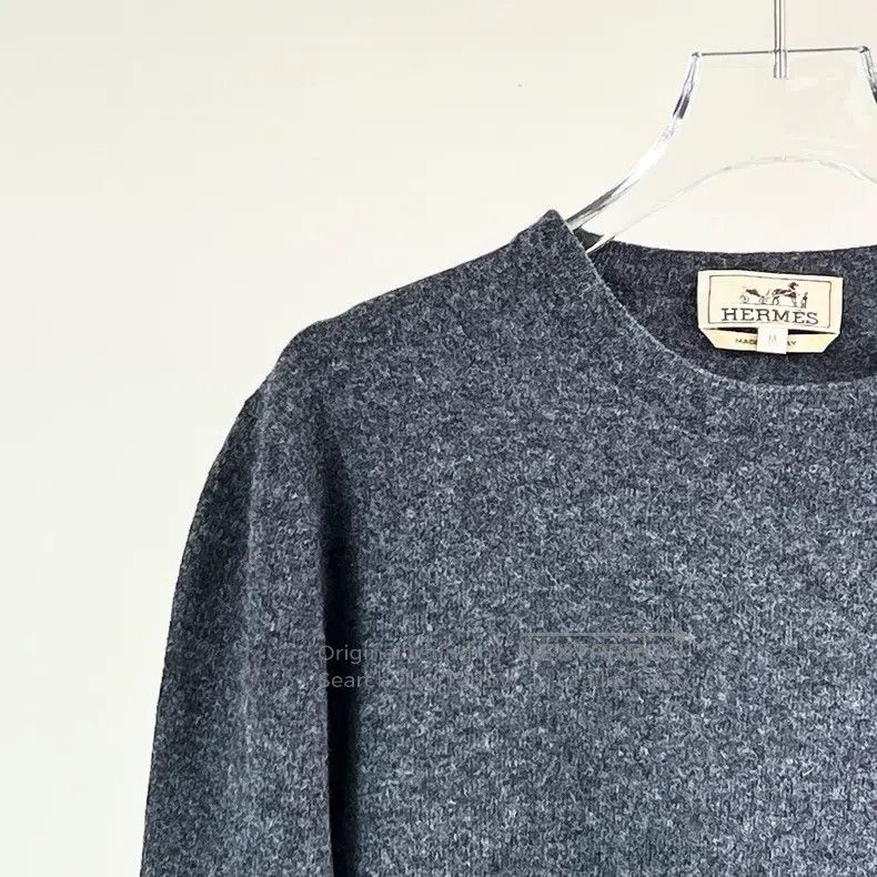 Hermes Hermes Grey Robot Knit Sweater Size M / US 6-8 / IT 42-44 - 3 Thumbnail