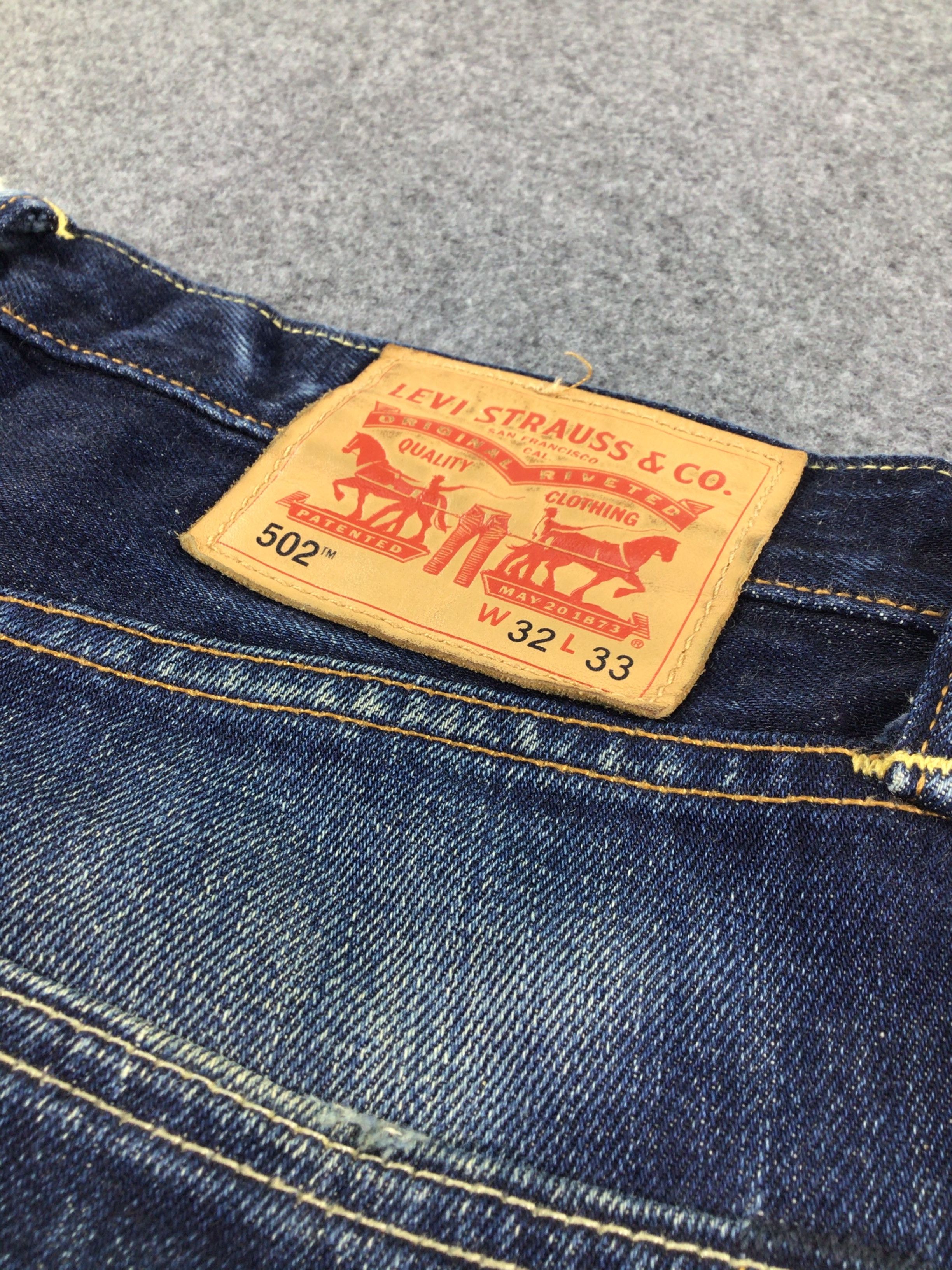 Levi's Levis 502 Jeans-JM078 Size US 36 / EU 52 - 4 Thumbnail