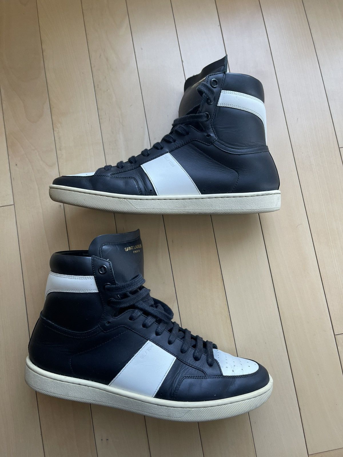 Saint Laurent Paris Classic Saint Laurent high top 10H sneaker Size US 8 / EU 41 - 2 Thumbnail