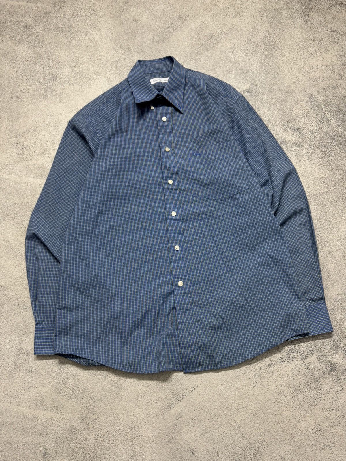 Dior Vintage Christian Dior Luxury Shirt Size US M / EU 48-50 / 2 - 2 Thumbnail