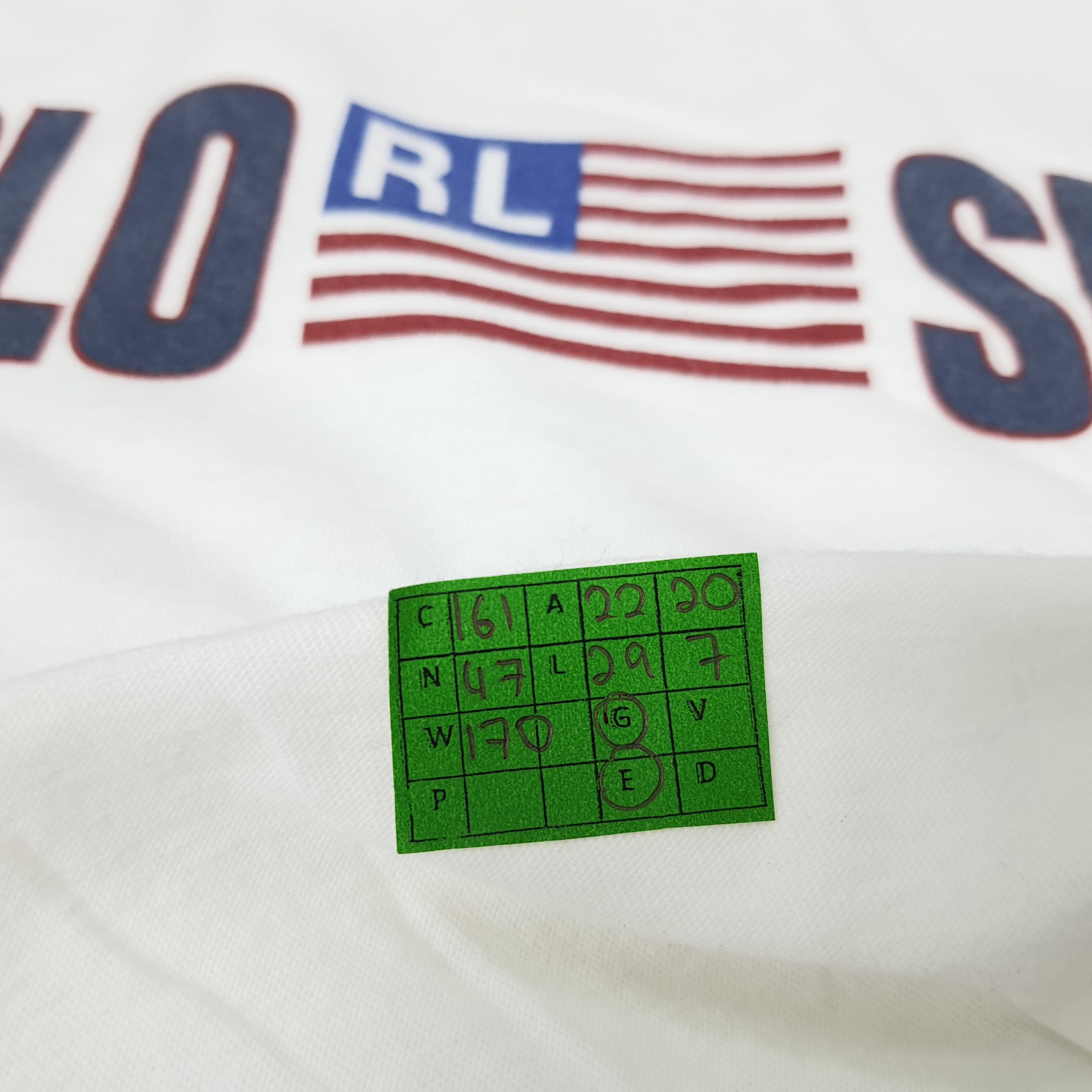 Polo Ralph Lauren × Ralph Lauren Sport Vintage POLO Sport Ralph Lauren American Flag T-shirt Size US L / EU 52-54 / 3 - 8 Thumbnail