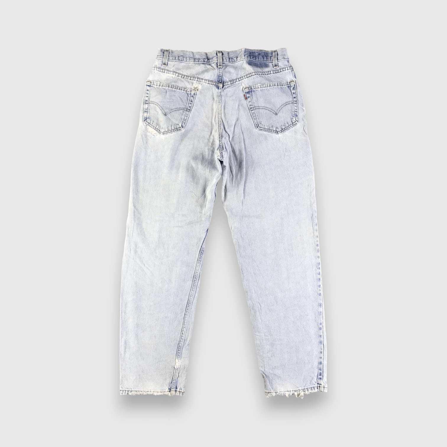 Levi's 90s Vintage Light Wash Levis 550 Jeans-J3105 Size US 35 - 2 Thumbnail