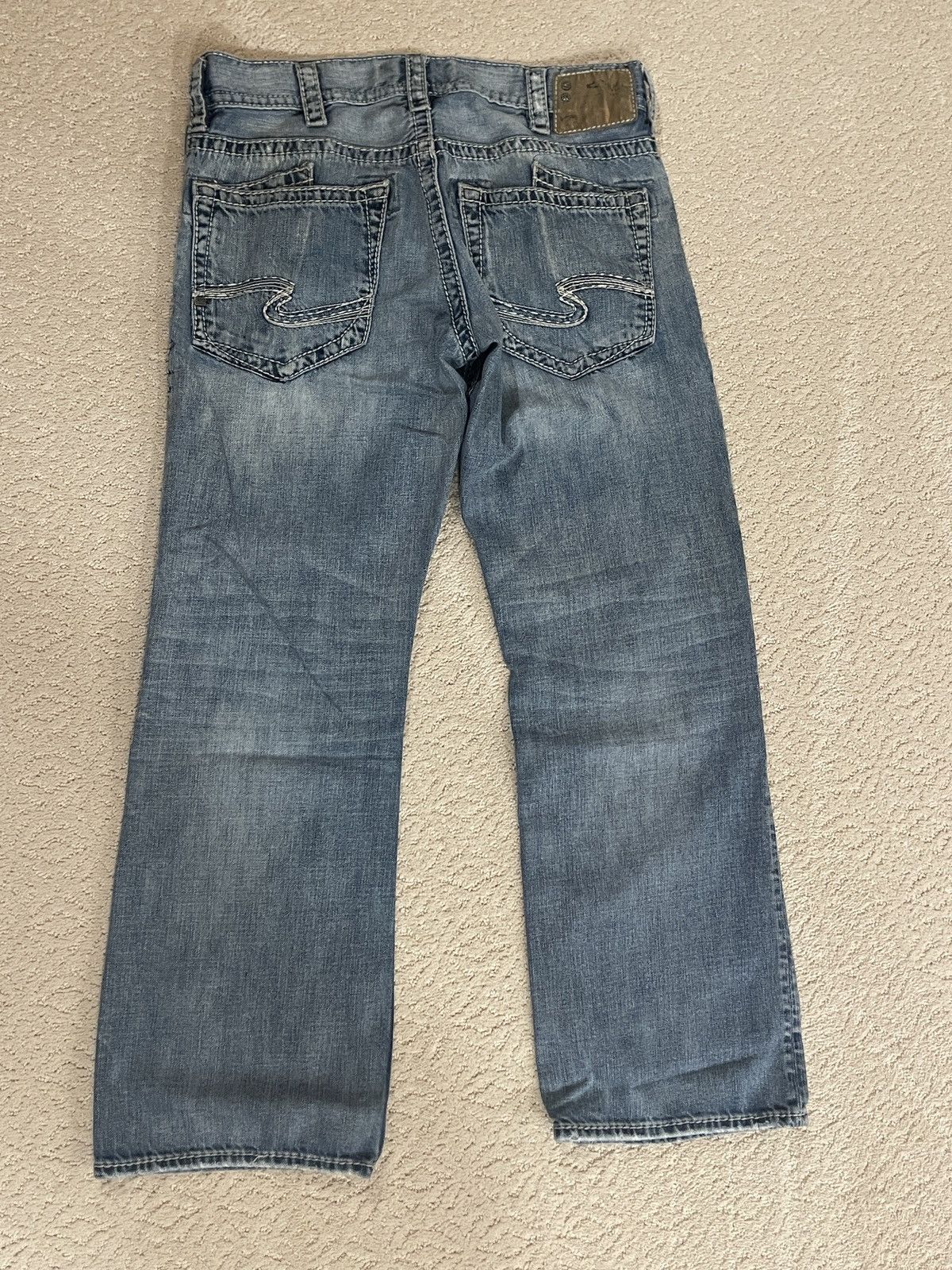 Silver Jeans Co. Men’s Silver Jeans Co Zac Relaxed Fit Jeans Size US 33 - 10 Thumbnail