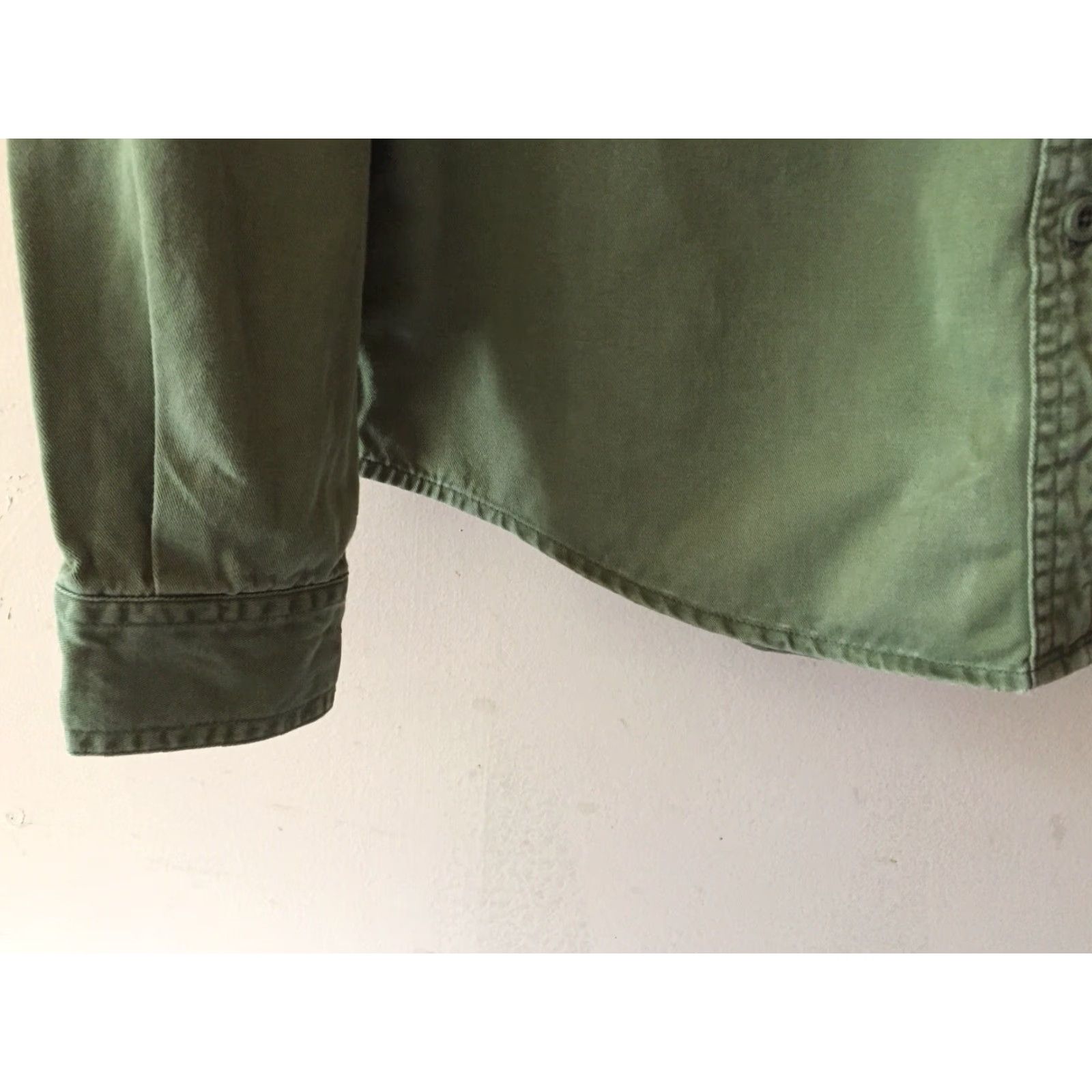 Vintage Copper Key Women’s Button Up Size L Green Long Sleeve Work Shirt Size L / US 10 / IT 46 - 4 Thumbnail