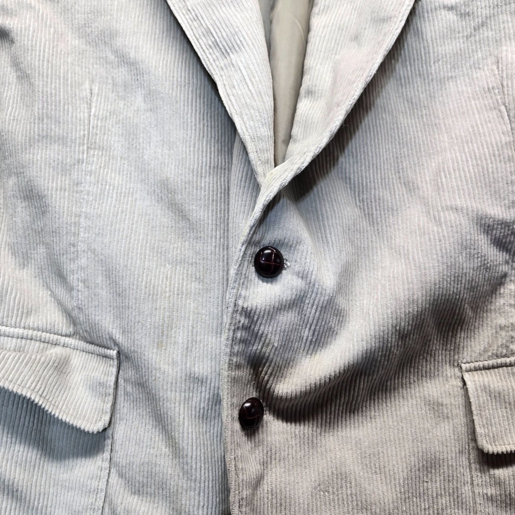 LLOYD VINTAGE Alexander Lloyd Jacket Adult 54 Regular Beige Double Breasted Reefer Coat Mens Size US L / EU 52-54 / 3 - 2 Thumbnail