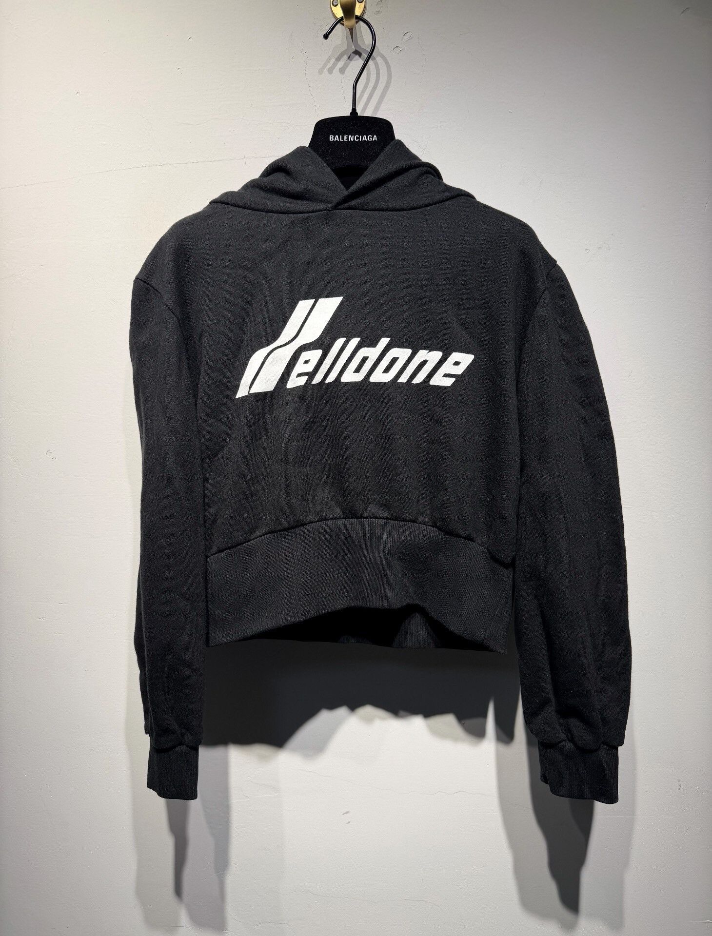 WE11DONE We11done Printed Black Hoodie XS Women Size XS / US 0-2 / IT 36-38 - 1 Thumbnail