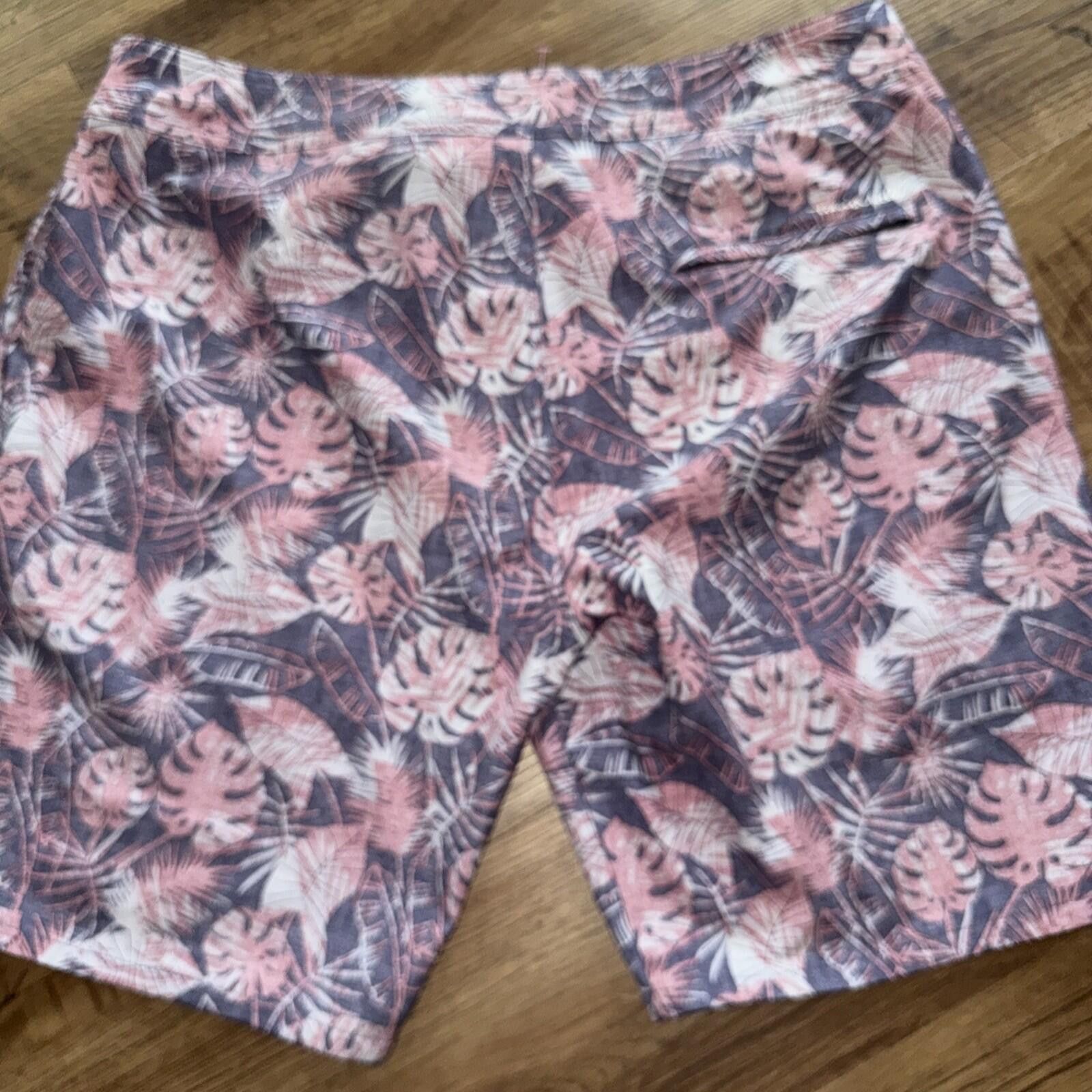 TravisMathew Travis Mathew Blue Pink Tropical Swim Shorts Board Short 38 Size US 32 / EU 48 - 6 Thumbnail
