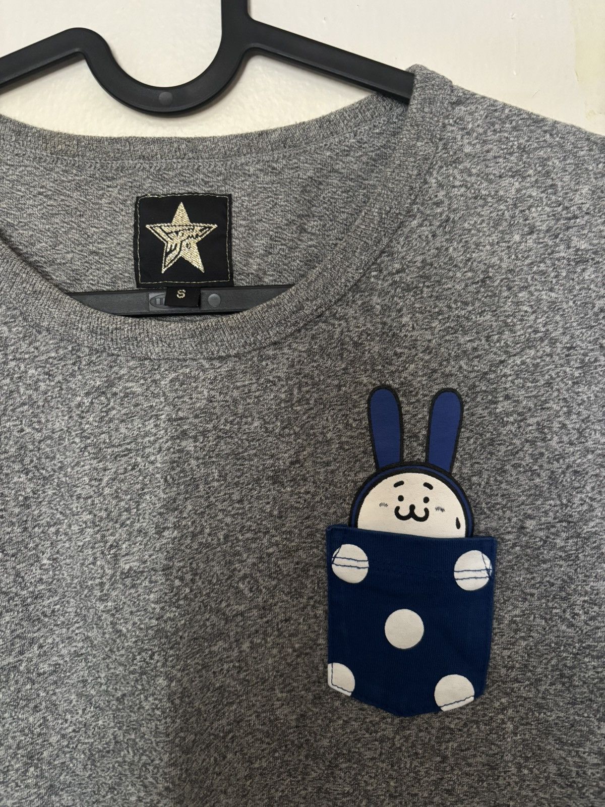 20471120 HYOMA Gray/Navy Polka Dot Top Size Small Size S / US 4 / IT 40 - 2 Thumbnail