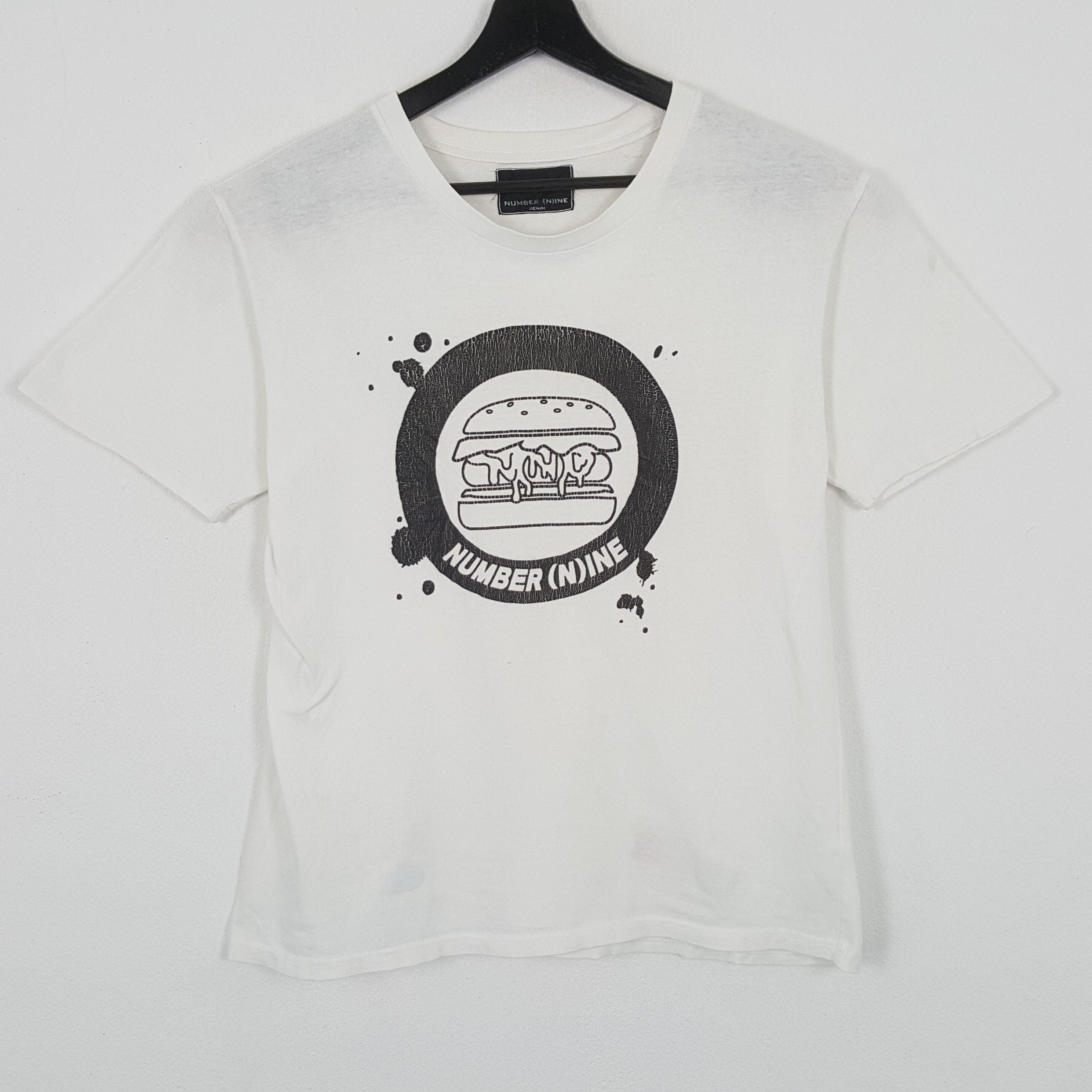 Japanese Brand × Number (N)ine × Vintage NUMBER (N)INE Japanese Brand Streetwear Style Tshirt dp1 Size US L / EU 52-54 / 3 - 1 Thumbnail