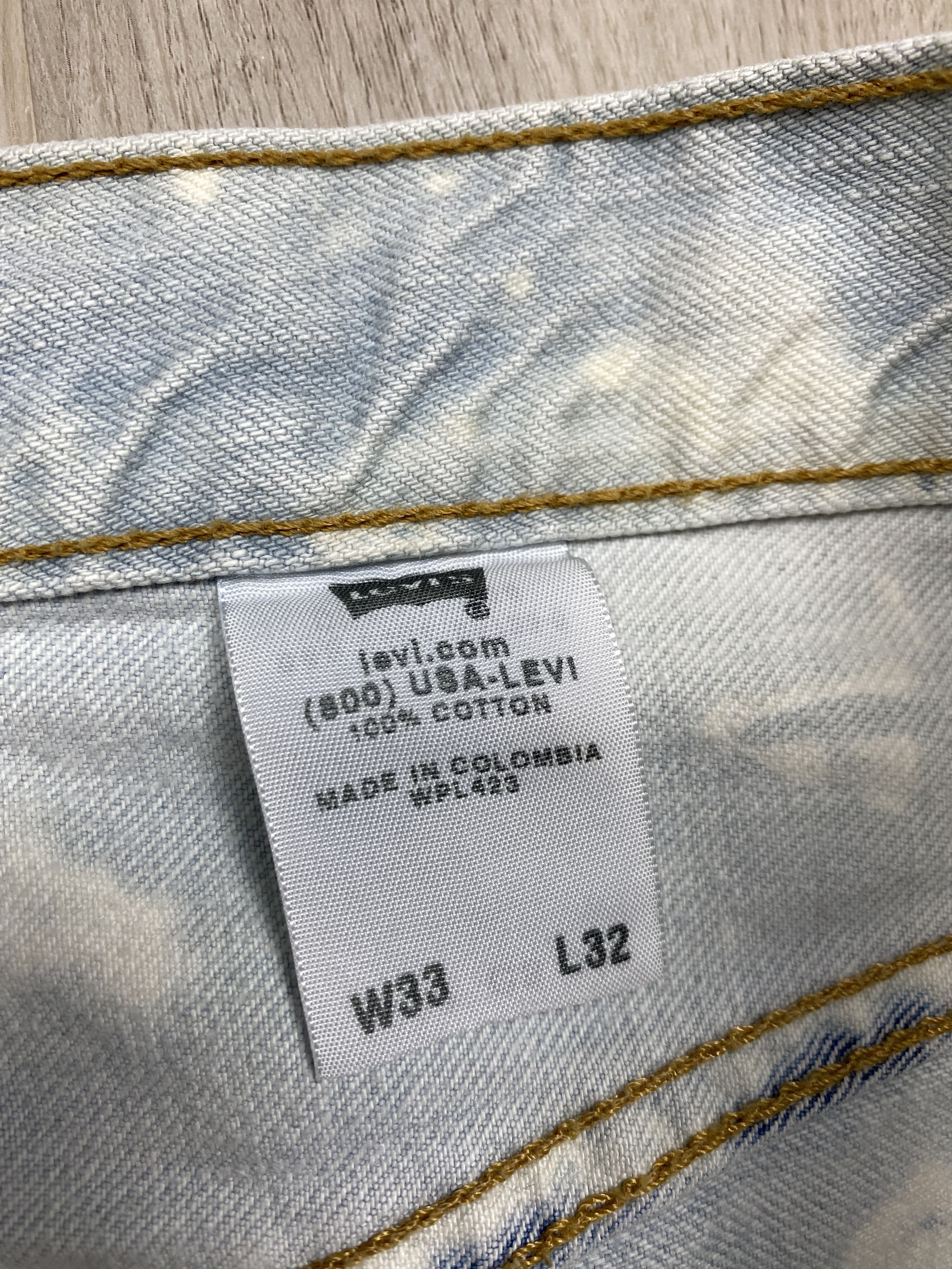 Levi's Vintage Clothing Levi's 501 90s Vintage Custom Denim Pants Acid Wash Jeans Size US 33 - 7 Thumbnail