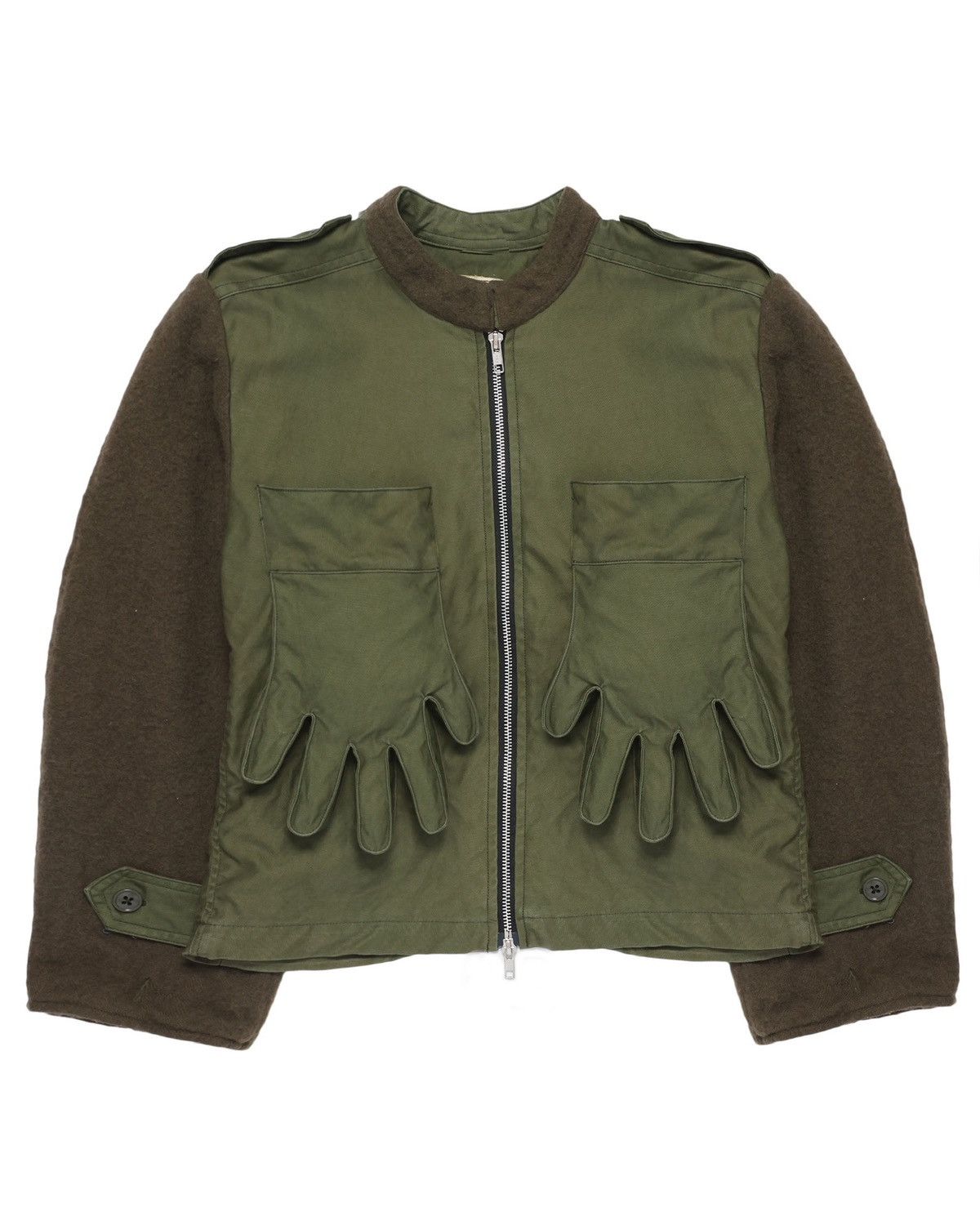 Japanese Brand French army glove pocket jacket Size US M / EU 48-50 / 2 - 7 Thumbnail