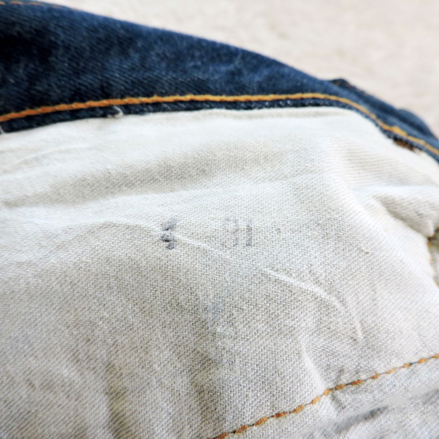 Japanese Brand CANTON X-WEST SAILOR LOT 1251T DENIM LONG PANTS Size US 31 - 6 Thumbnail