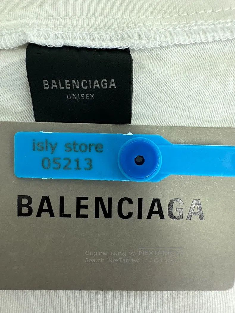 Balenciaga Balenciaga Round neck short-sleeve cotton slim fit Size US L / EU 52-54 / 3 - 4 Thumbnail