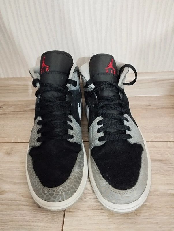 Jordan Brand Nike Air Jordan 1 Mid SE Elephant Print size 40 Size US 7 / EU 40 - 5 Thumbnail
