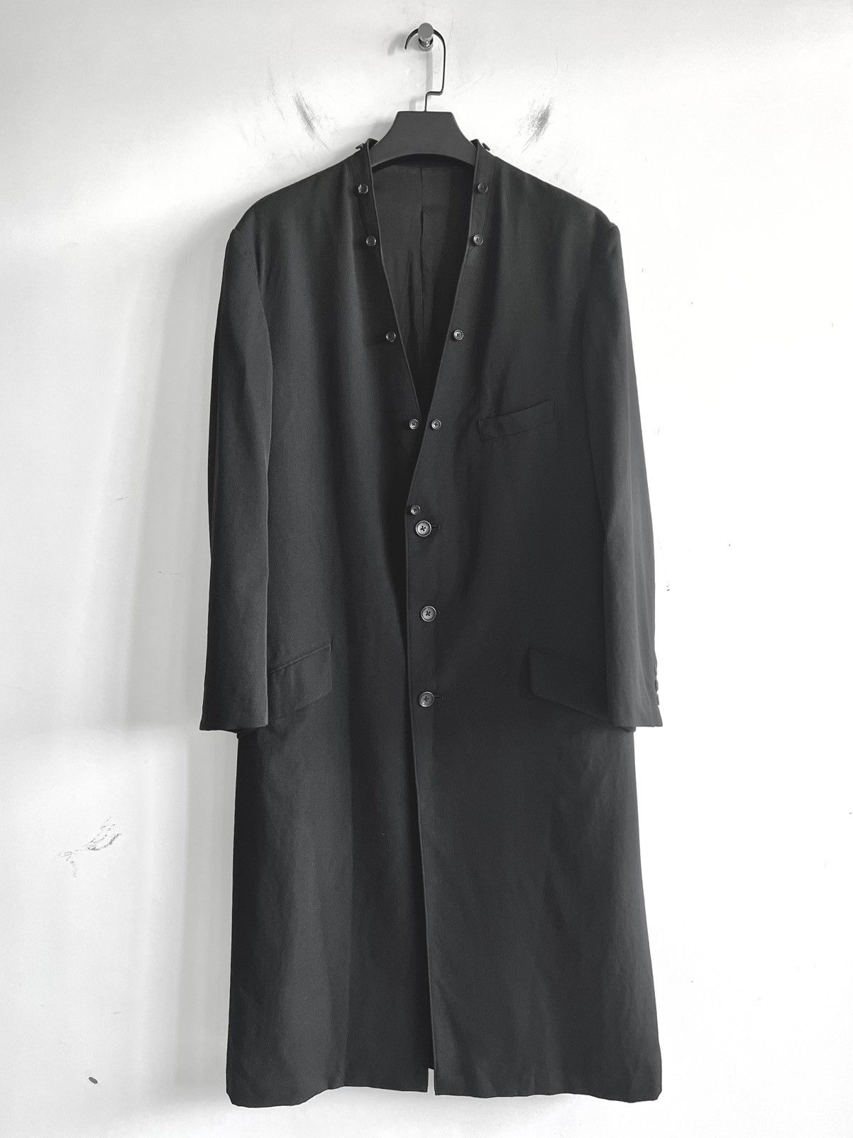 Yohji Yamamoto Yohji Yamamoto Pour Homme Gabardine DETACHABLE COLLAR JACKET Size US S / EU 44-46 / 1 - 3 Thumbnail