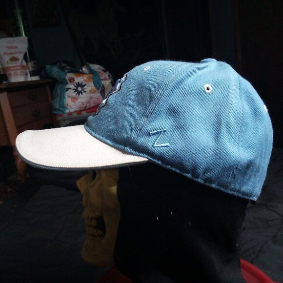 Zephyr Vintage Zephyr Two Tone North Carolina Tarheels Fitted Hat Size ONE SIZE - 3 Thumbnail
