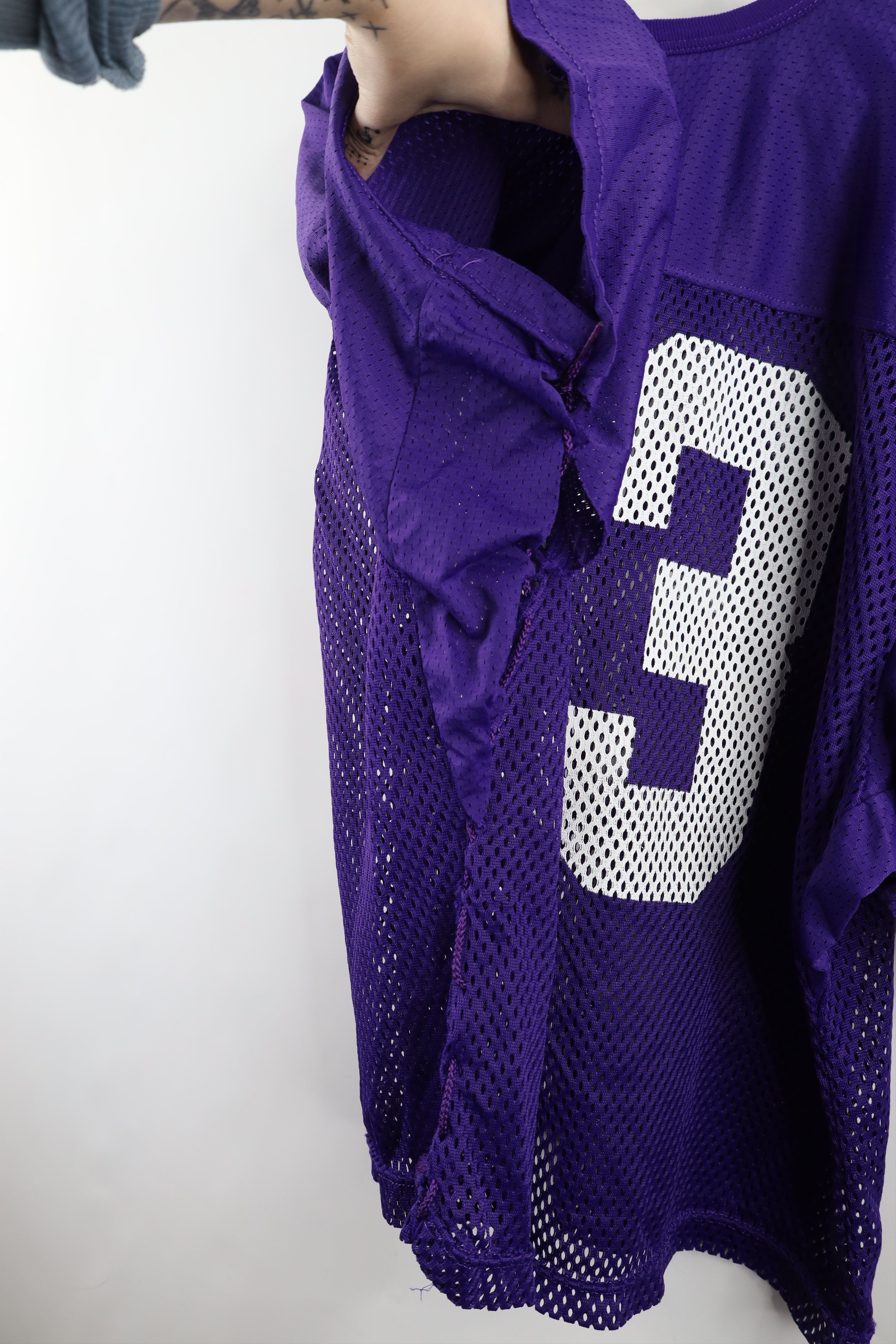 Vintage Vintage 90s Streetwear Cropped Mesh Football Jersey USA Size US XXL / EU 58 / 5 - 10 Thumbnail