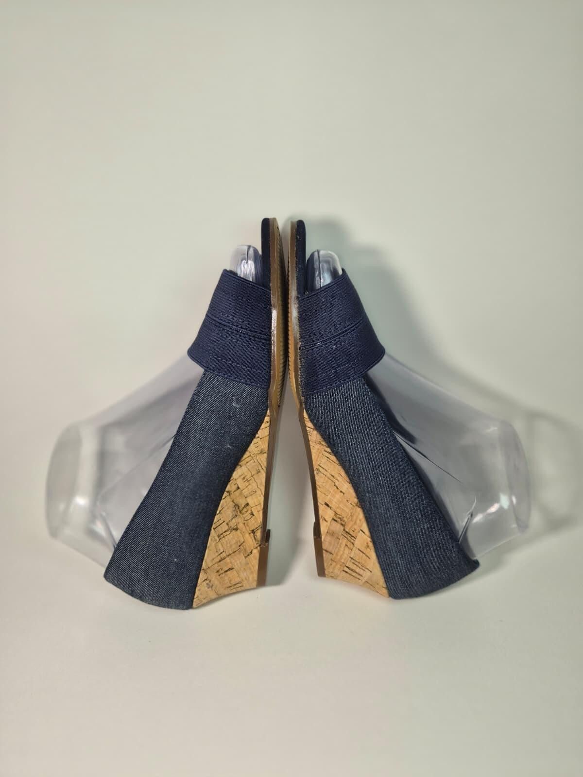 Other COACH AND FOUR Sz.6.5 Blue Wedged Canva Tweed Vintage Luxury Size US 9.5 / IT 39.5 - 2 Thumbnail