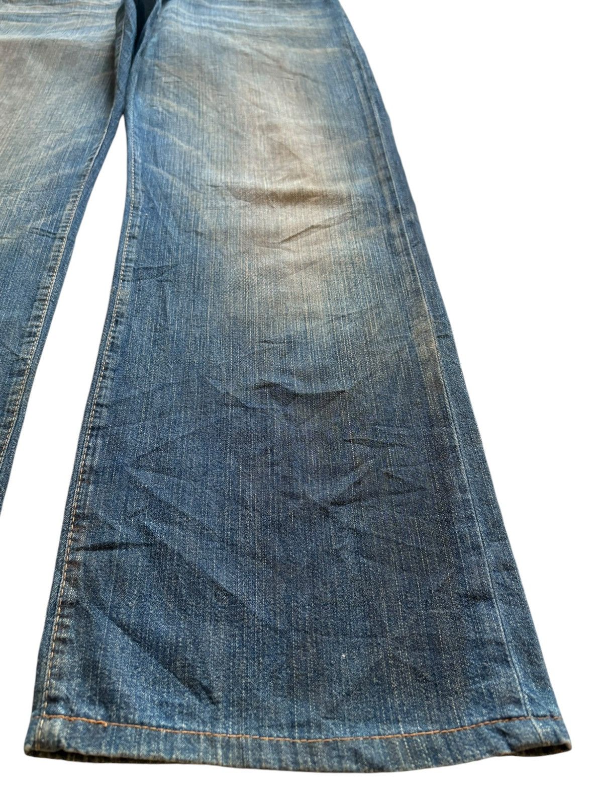 Replay Vintage Replay Rusty Mud Wash Baggy Jeans Size US 33 - 7 Thumbnail