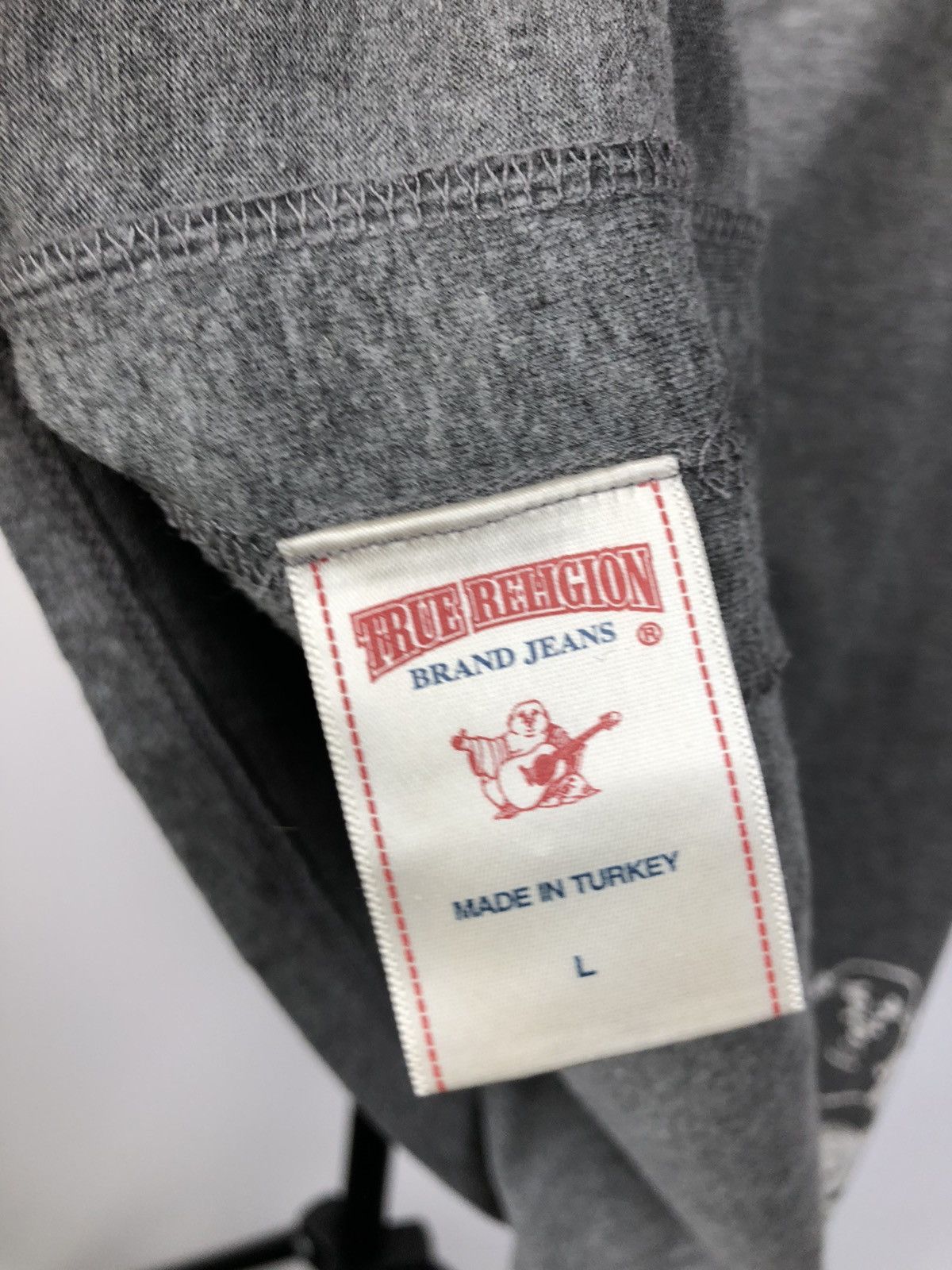 Japanese Brand × True Religion True Religion T Shirt Grey Rap Chief Keef Big Logo Y2K Size US L / EU 52-54 / 3 - 5 Thumbnail
