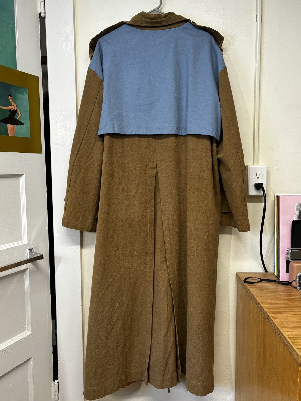 KidSuper KidSuper Painted Trench Coat Size US XXL / EU 58 / 5 - 2 Thumbnail